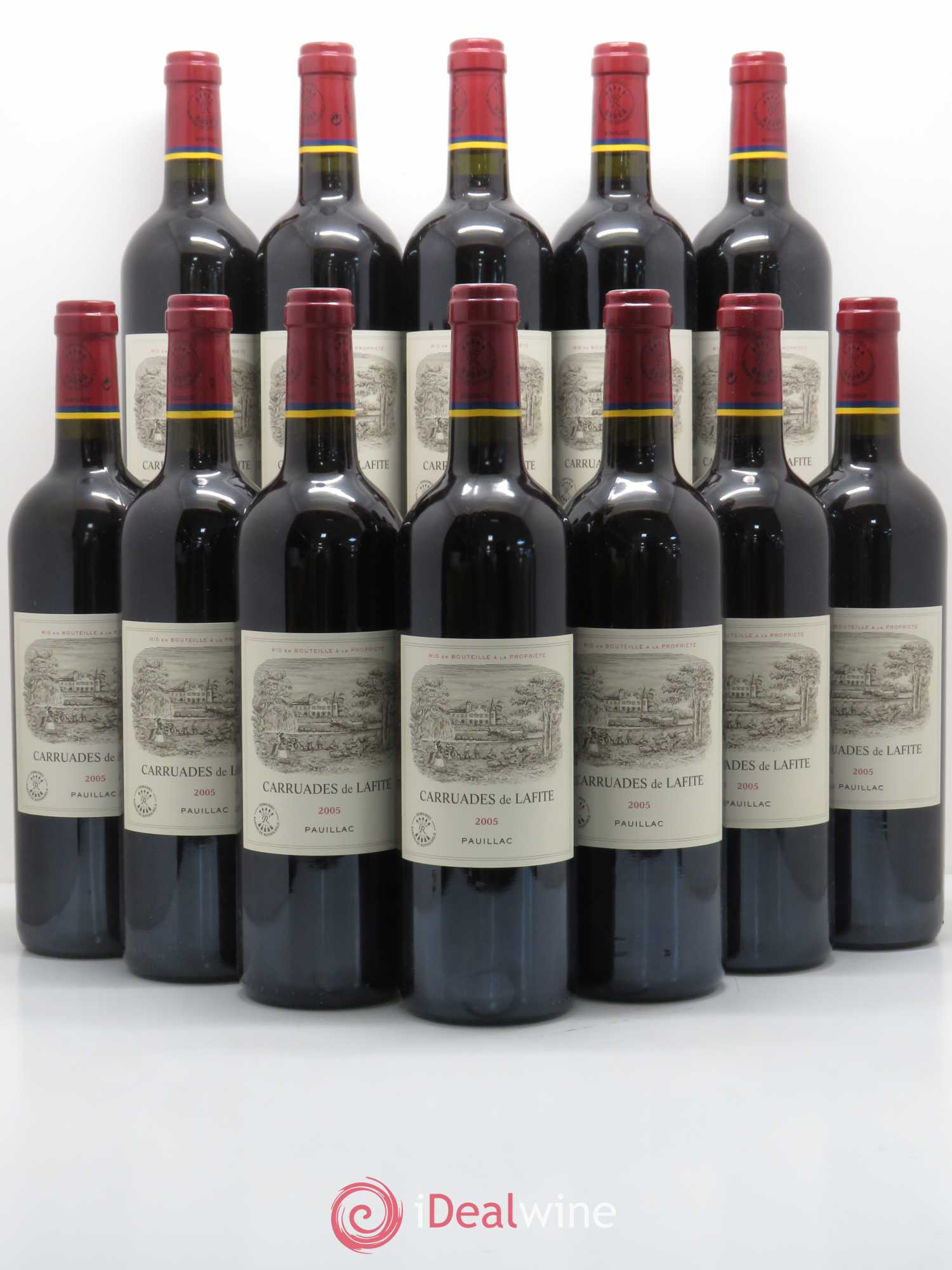 Carruades de Lafite Rothschild Second Vin 2005 - Lot de 12 bouteilles - 0
