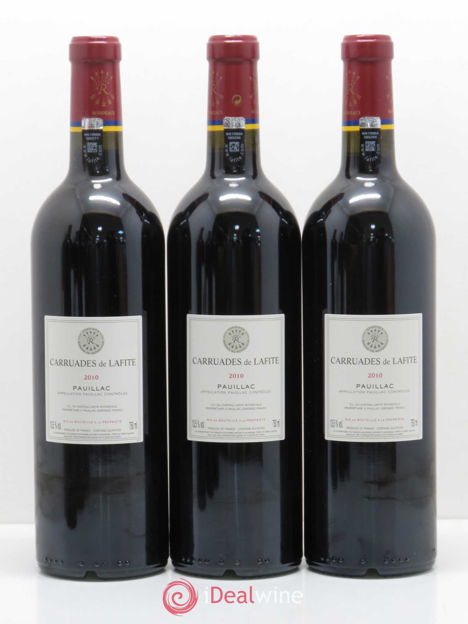 Carruades de Lafite Rothschild Second Vin 2010 - Lot de 6 bouteilles - 2