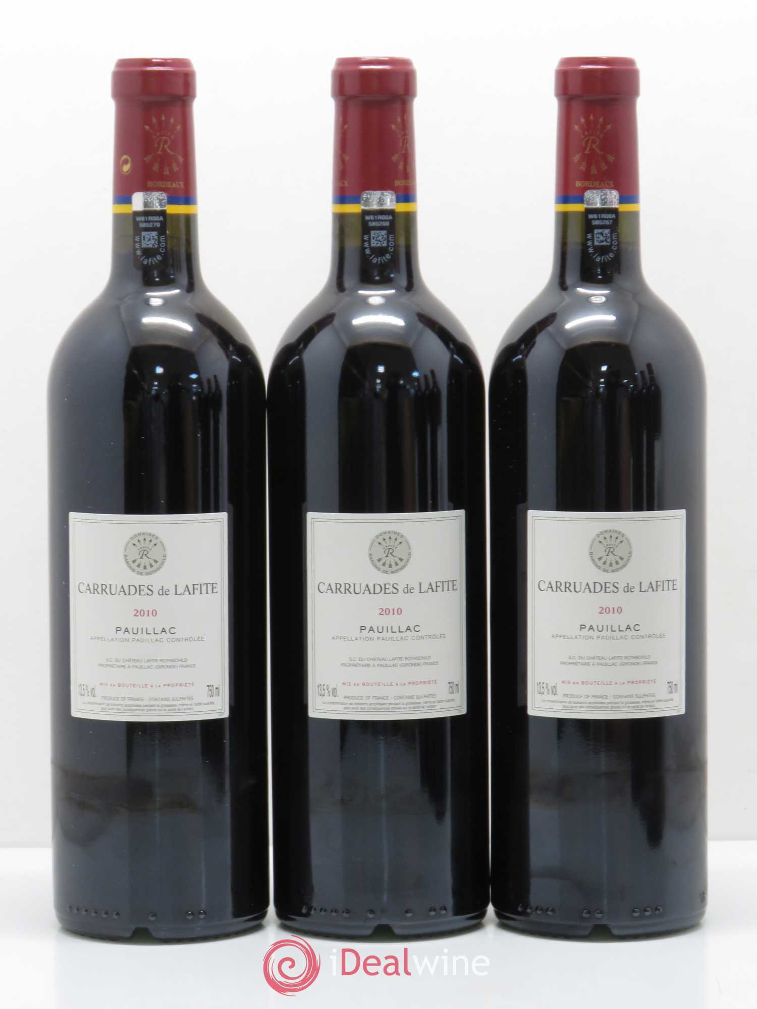 Carruades de Lafite Rothschild Second Vin 2010 - Lot de 6 bouteilles - 4