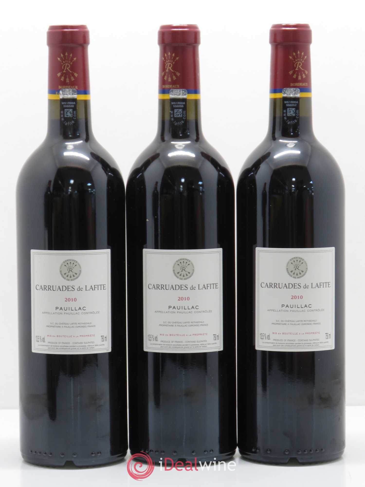 Carruades de Lafite Rothschild Second Vin 2010 - Lot de 12 bouteilles - 4