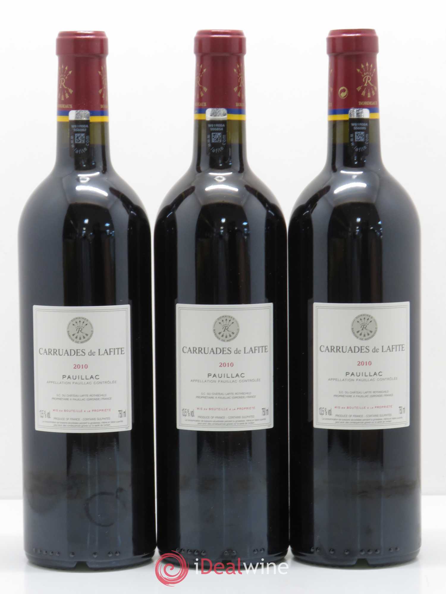 Carruades de Lafite Rothschild Second Vin 2010 - Lot de 12 bouteilles - 6
