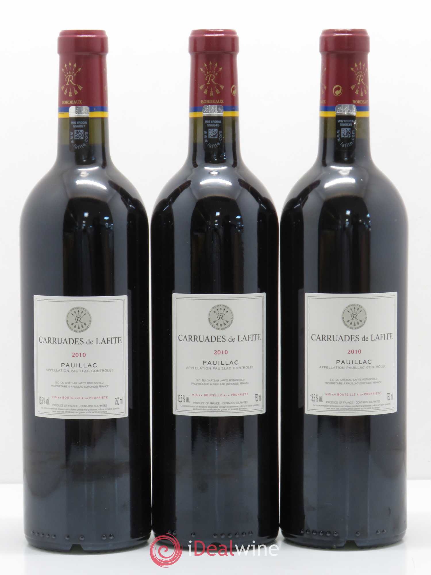 Carruades de Lafite Rothschild Second Vin 2010 - Lot de 12 bouteilles - 8