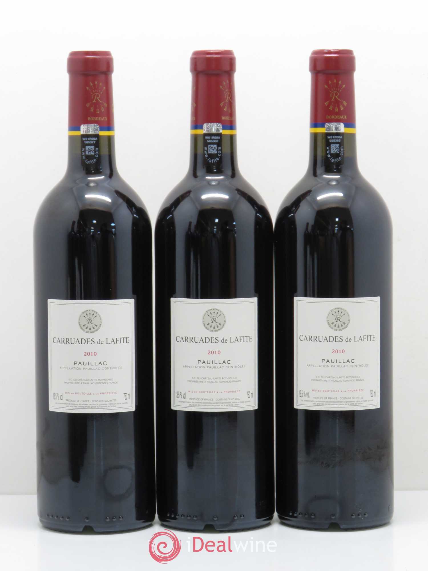 Carruades de Lafite Rothschild Second Vin 2010 - Lot de 6 bouteilles - 2