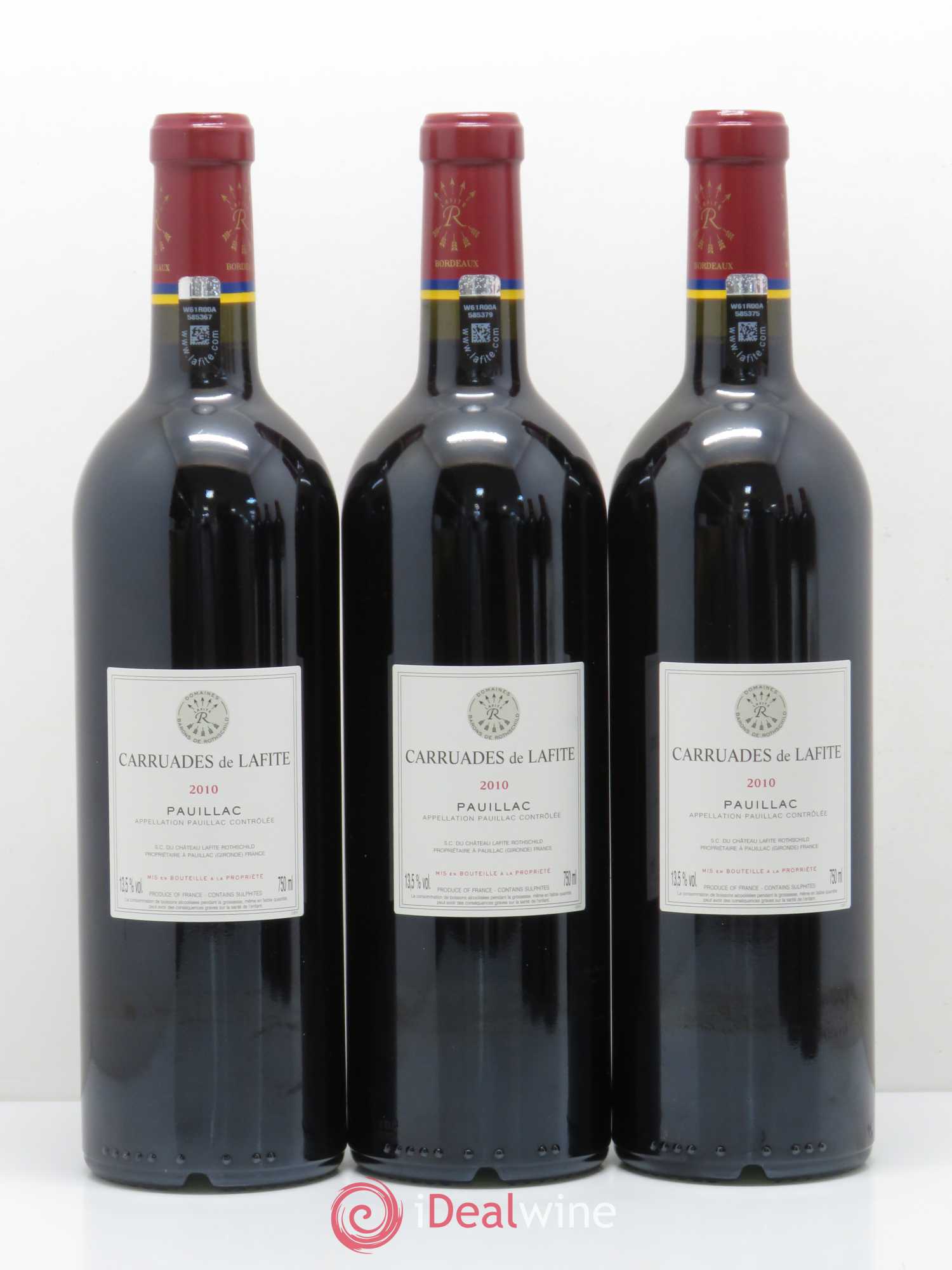 Carruades de Lafite Rothschild Second Vin 2010 - Lot de 6 bouteilles - 4
