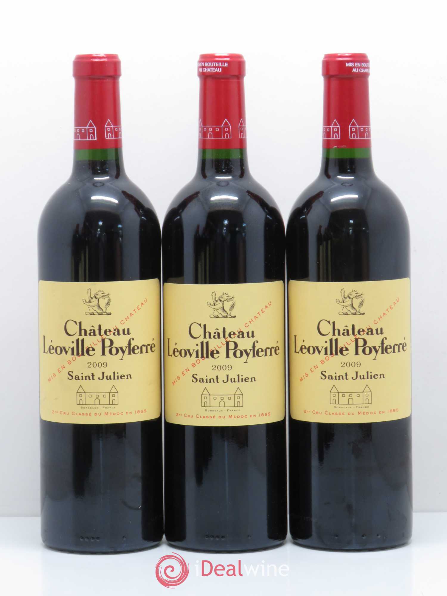 Château Léoville Poyferré 2ème Grand Cru Classé 2009 - Lot de 6 bouteilles - 1