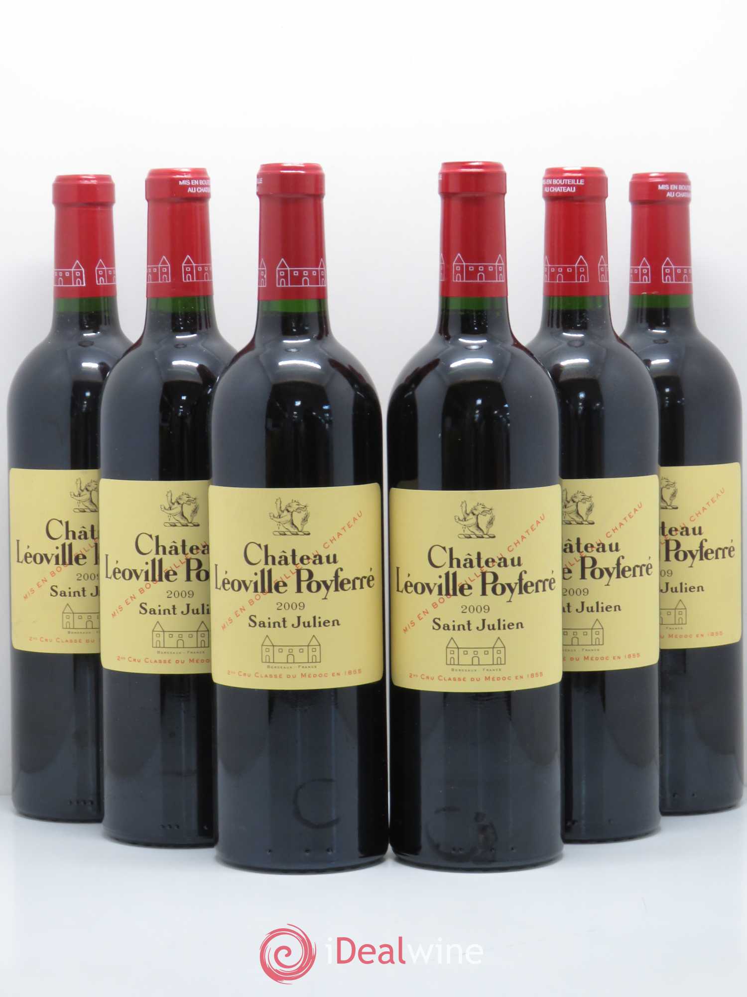 Château Léoville Poyferré 2ème Grand Cru Classé 2009 - Lot de 6 bouteilles - 0