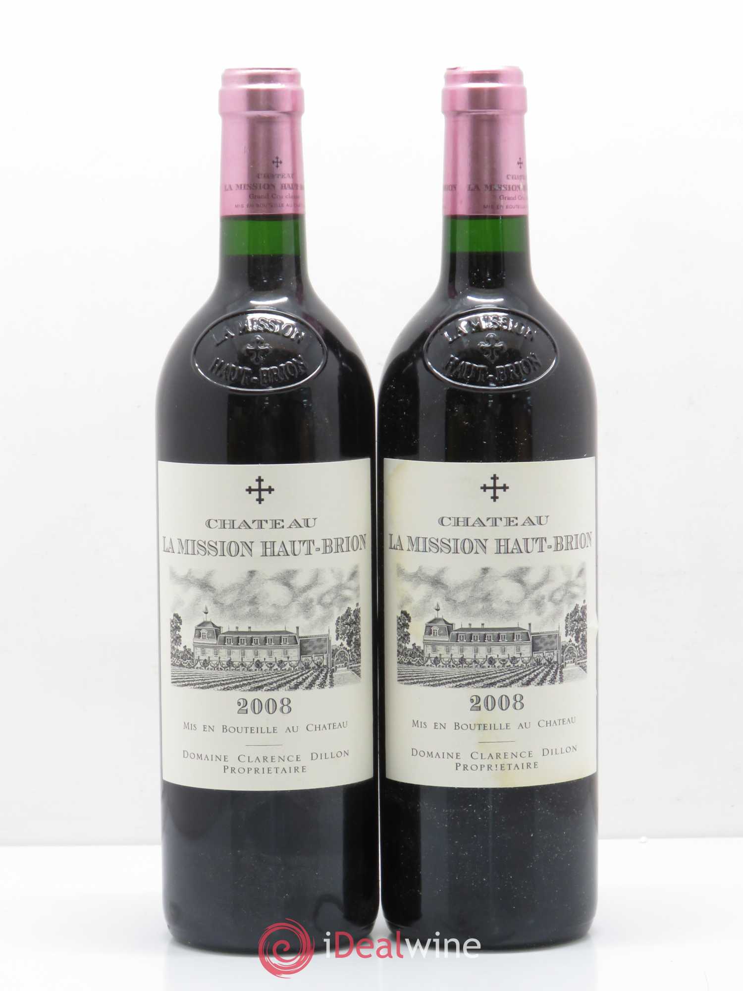 Château la Mission Haut-Brion Cru Classé de Graves 2008 - Lot de 10 bouteilles - 5