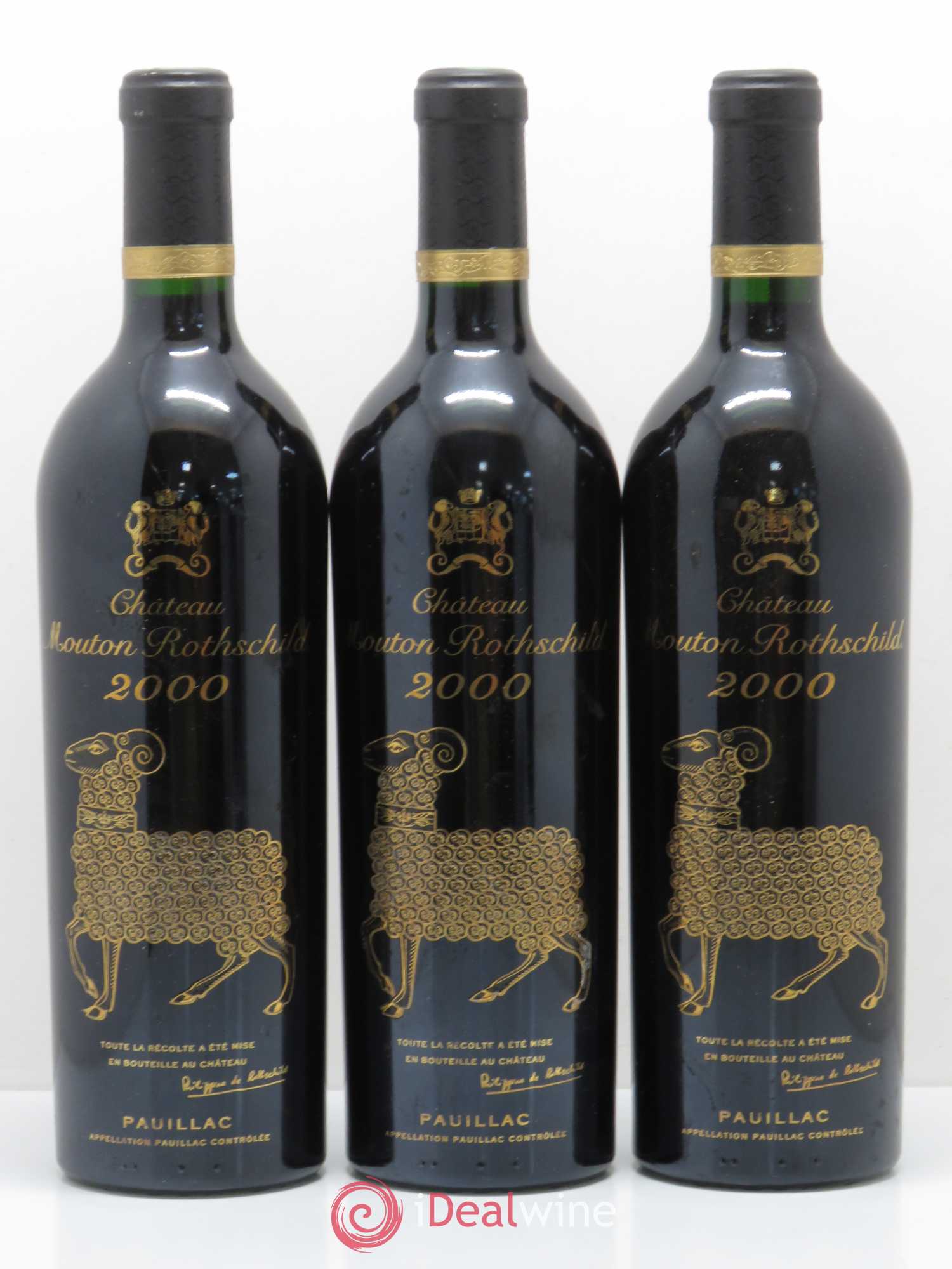 Château Mouton Rothschild 1er Grand Cru Classé 2000 - Lot de 6 bouteilles - 3
