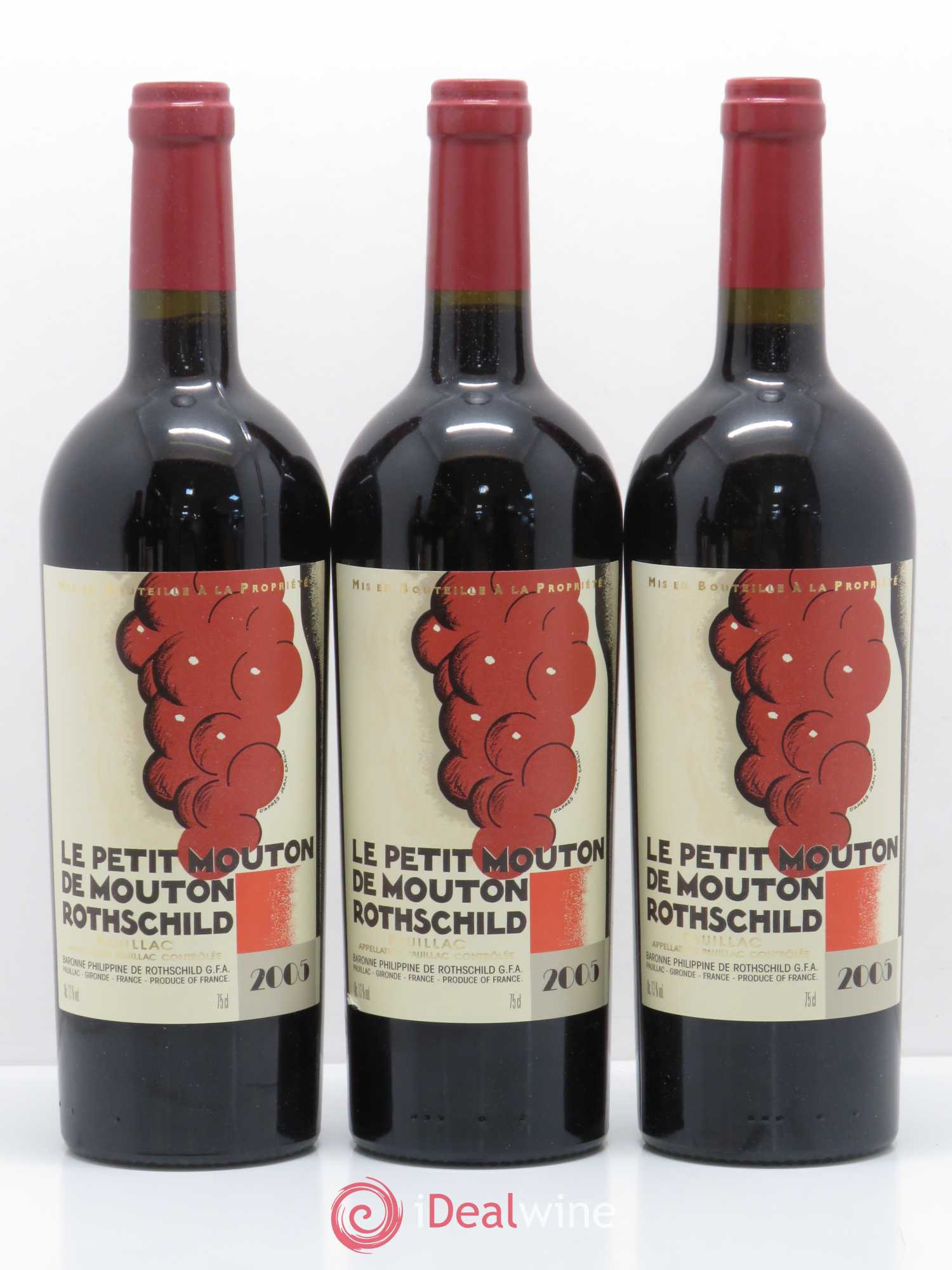 Petit Mouton Second Vin 2005 - Lot de 6 bouteilles - 1