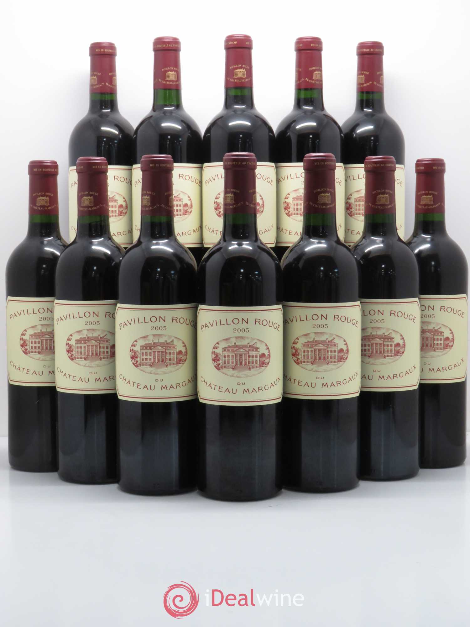 Pavillon Rouge du Château Margaux Second Vin 2005 - Lot de 12 bouteilles - 0