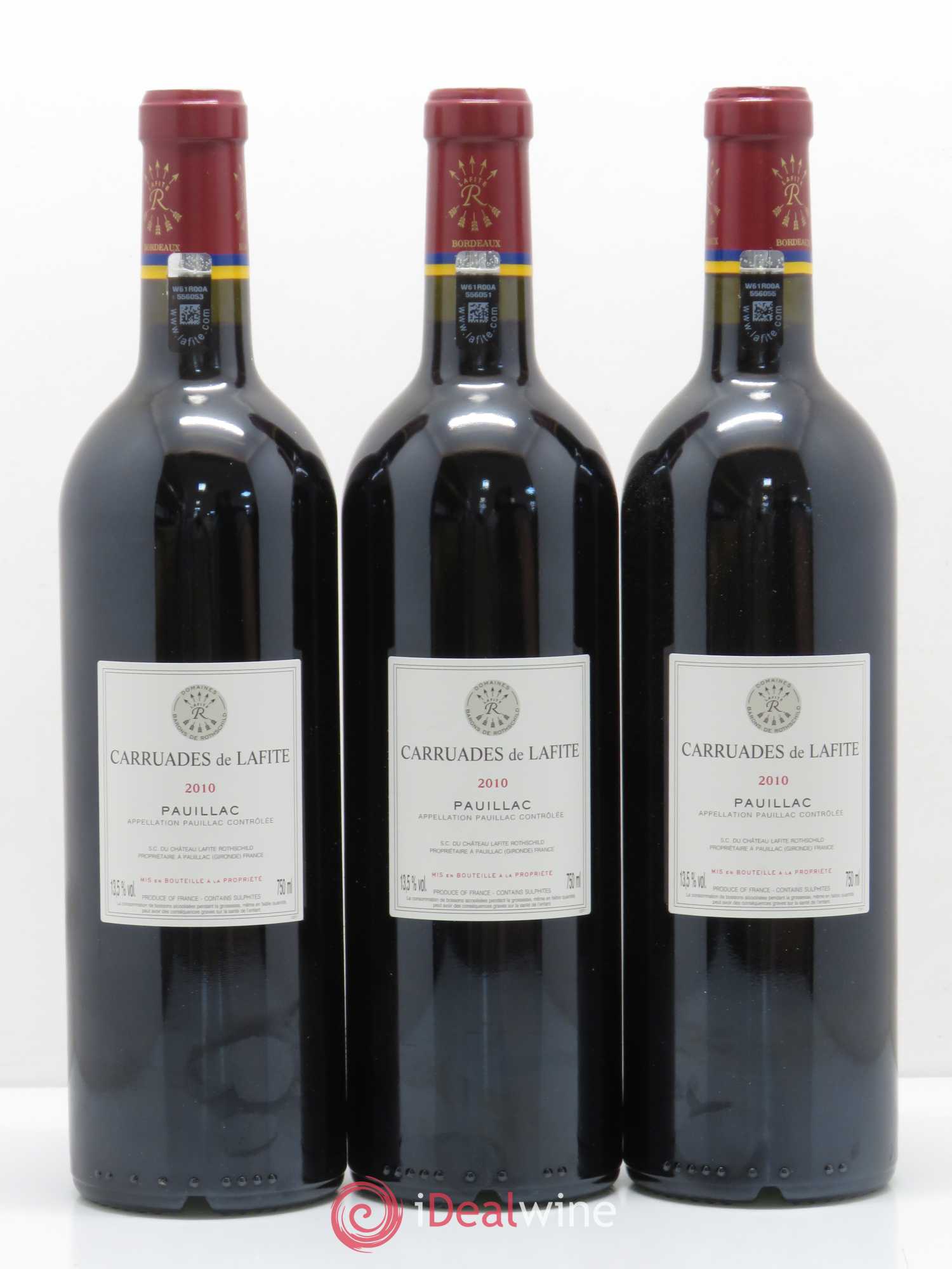 Carruades de Lafite Rothschild Second Vin 2010 - Lot de 12 bouteilles - 2