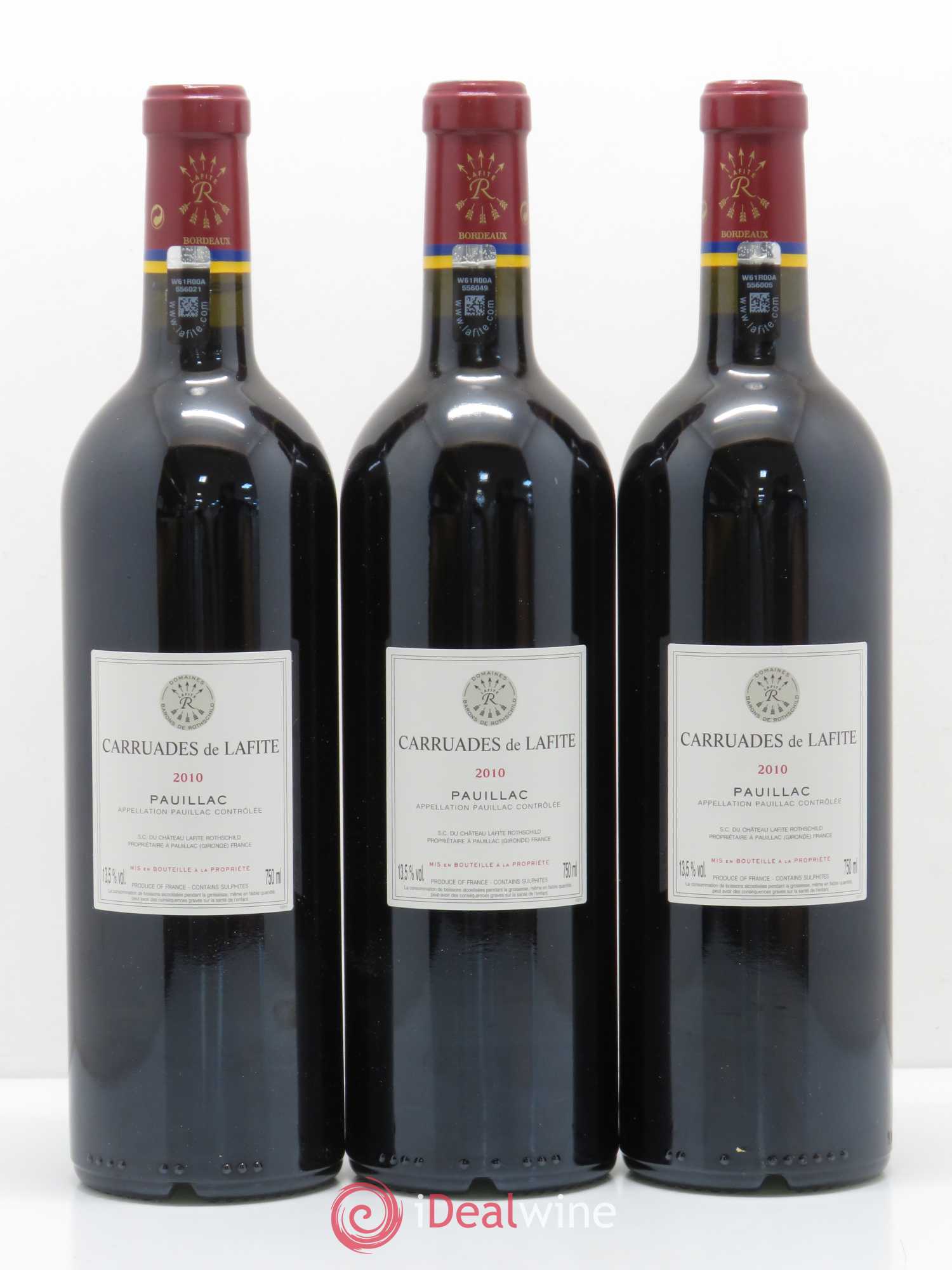 Carruades de Lafite Rothschild Second Vin 2010 - Lot de 12 bouteilles - 4