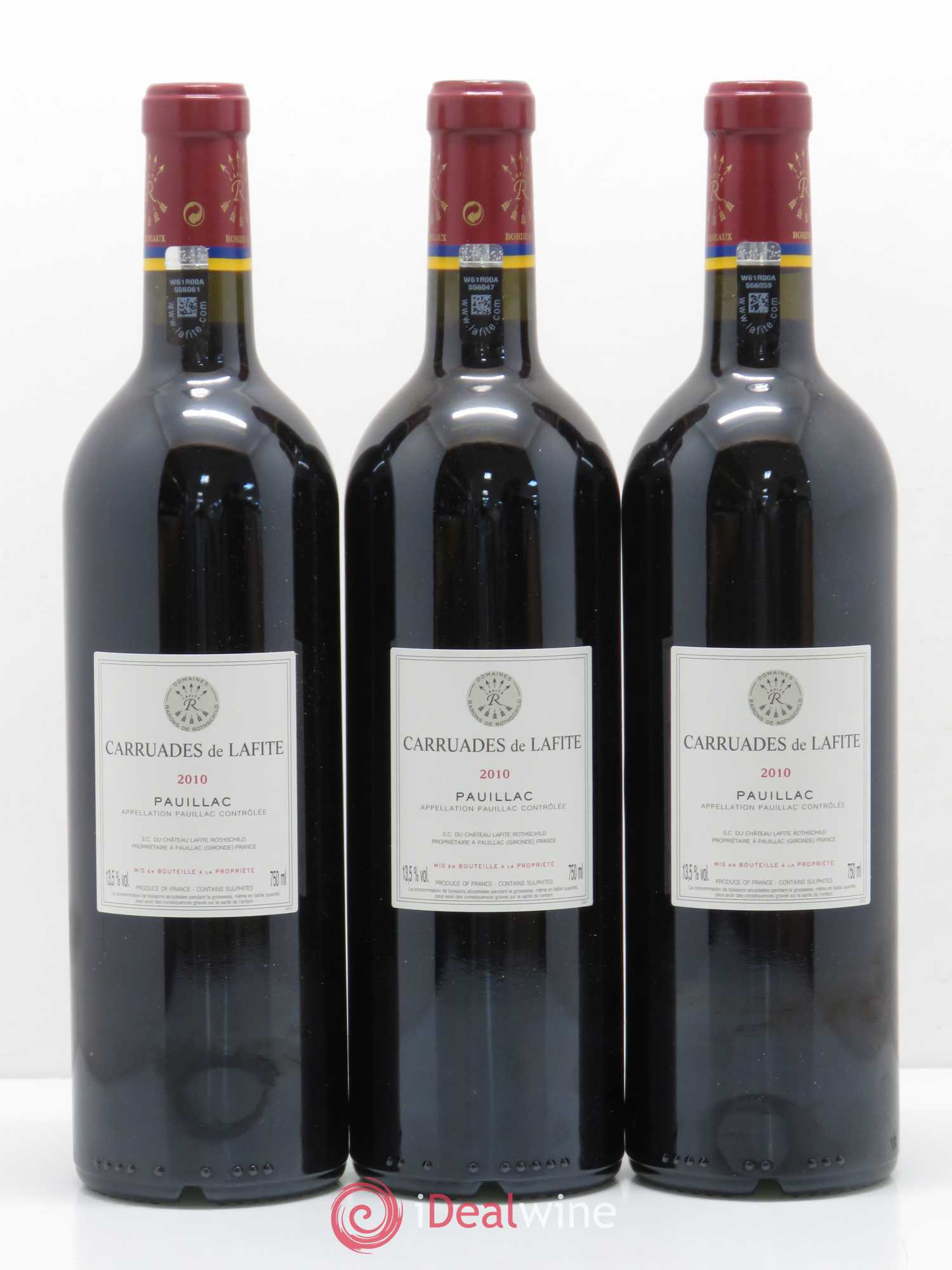 Carruades de Lafite Rothschild Second Vin 2010 - Lot de 12 bouteilles - 6