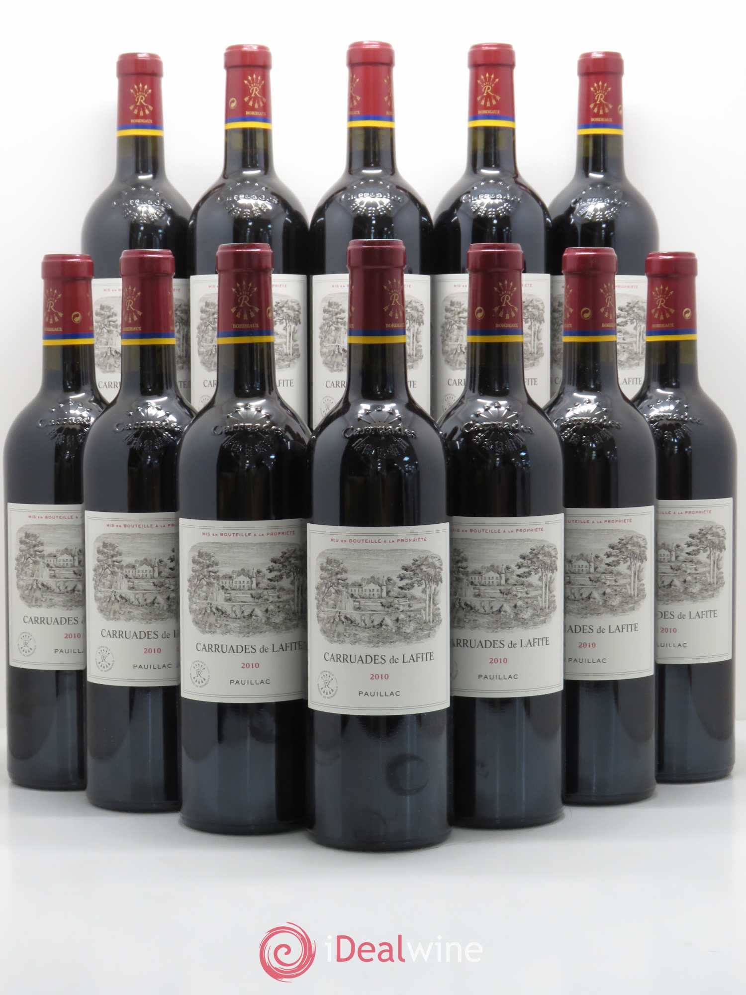 Carruades de Lafite Rothschild Second Vin 2010 - Lot de 12 bouteilles - 0