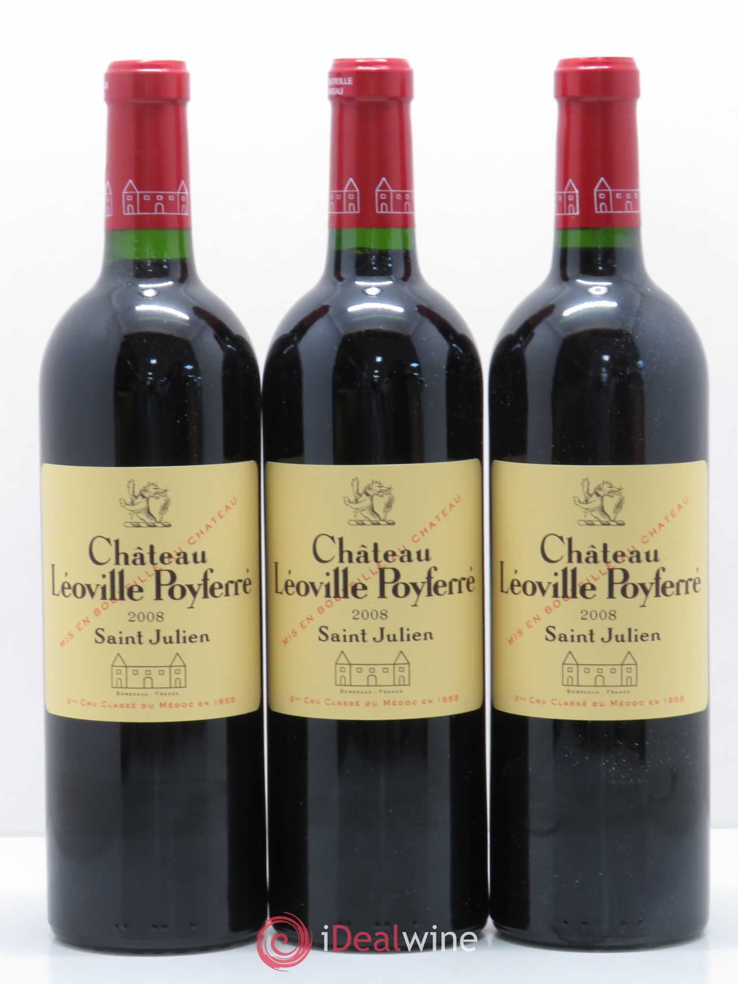 Château Léoville Poyferré 2ème Grand Cru Classé 2008 - Lot de 12 bouteilles - 2