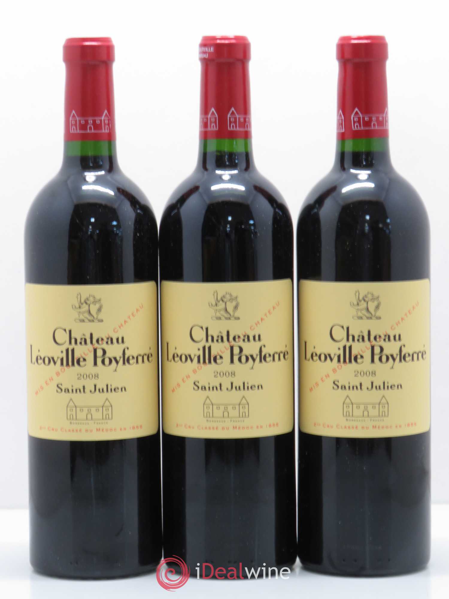 Château Léoville Poyferré 2ème Grand Cru Classé 2008 - Lot de 12 bouteilles - 4