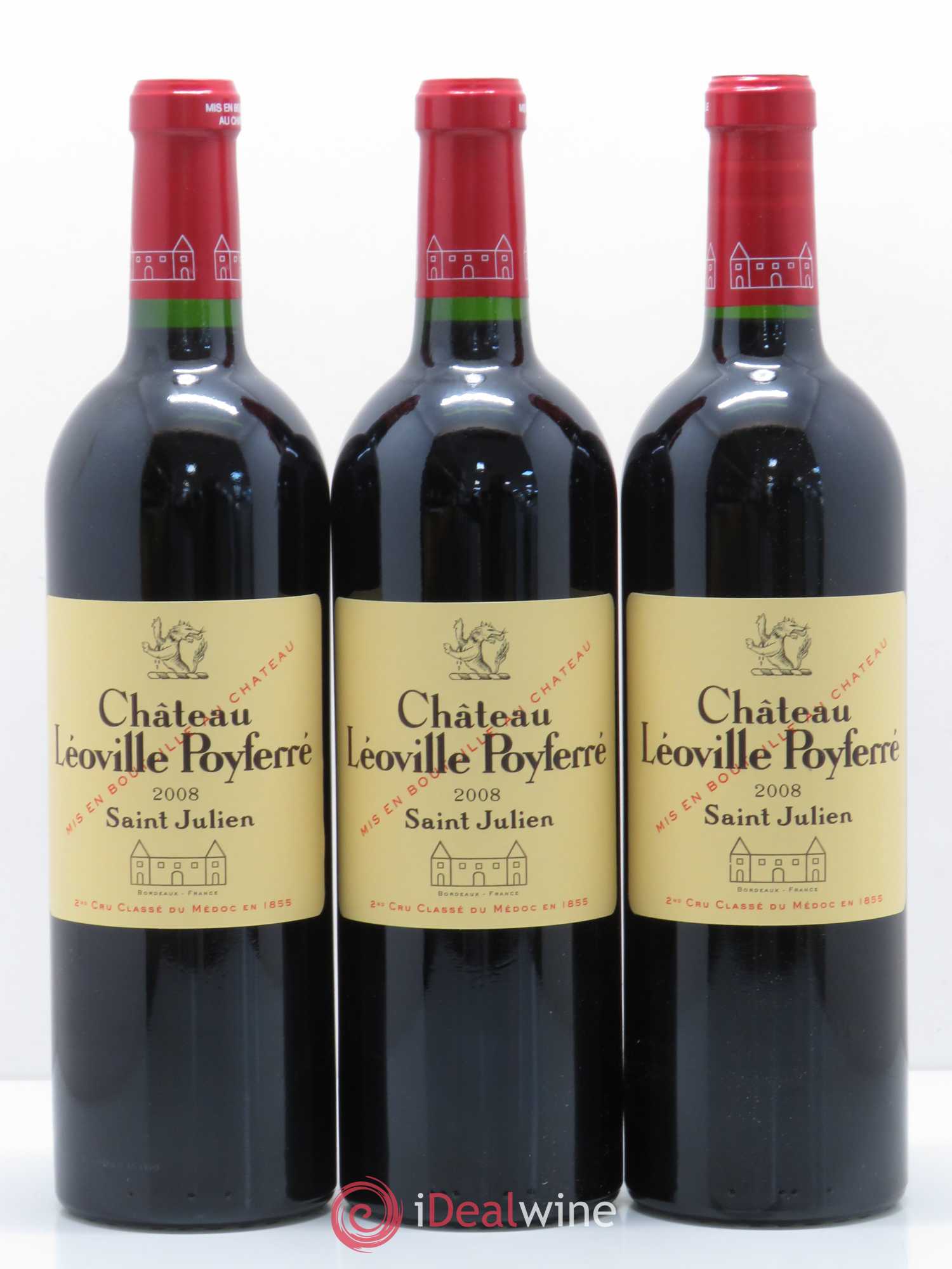 Château Léoville Poyferré 2ème Grand Cru Classé 2008 - Lot de 12 bouteilles - 4
