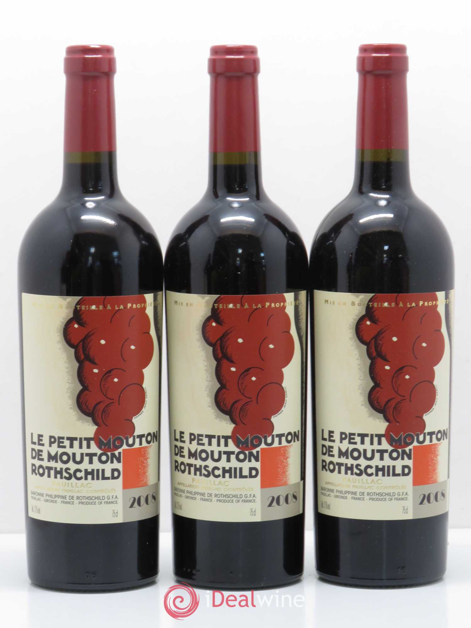 Petit Mouton Second Vin 2008 - Lot de 6 bouteilles - 2