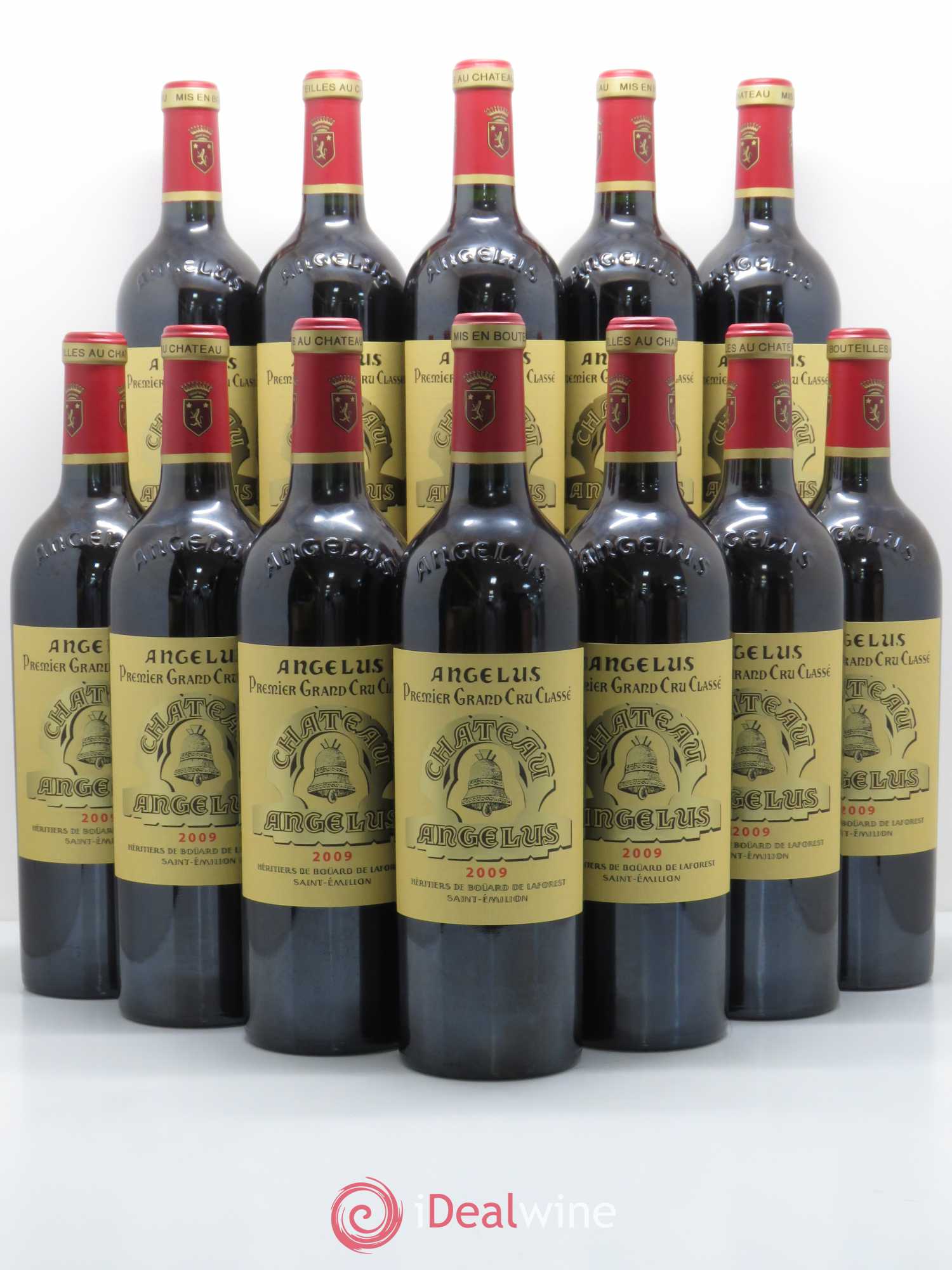 Château Angélus 1er Grand Cru Classé A 2009 - Lot de 12 bouteilles - 0