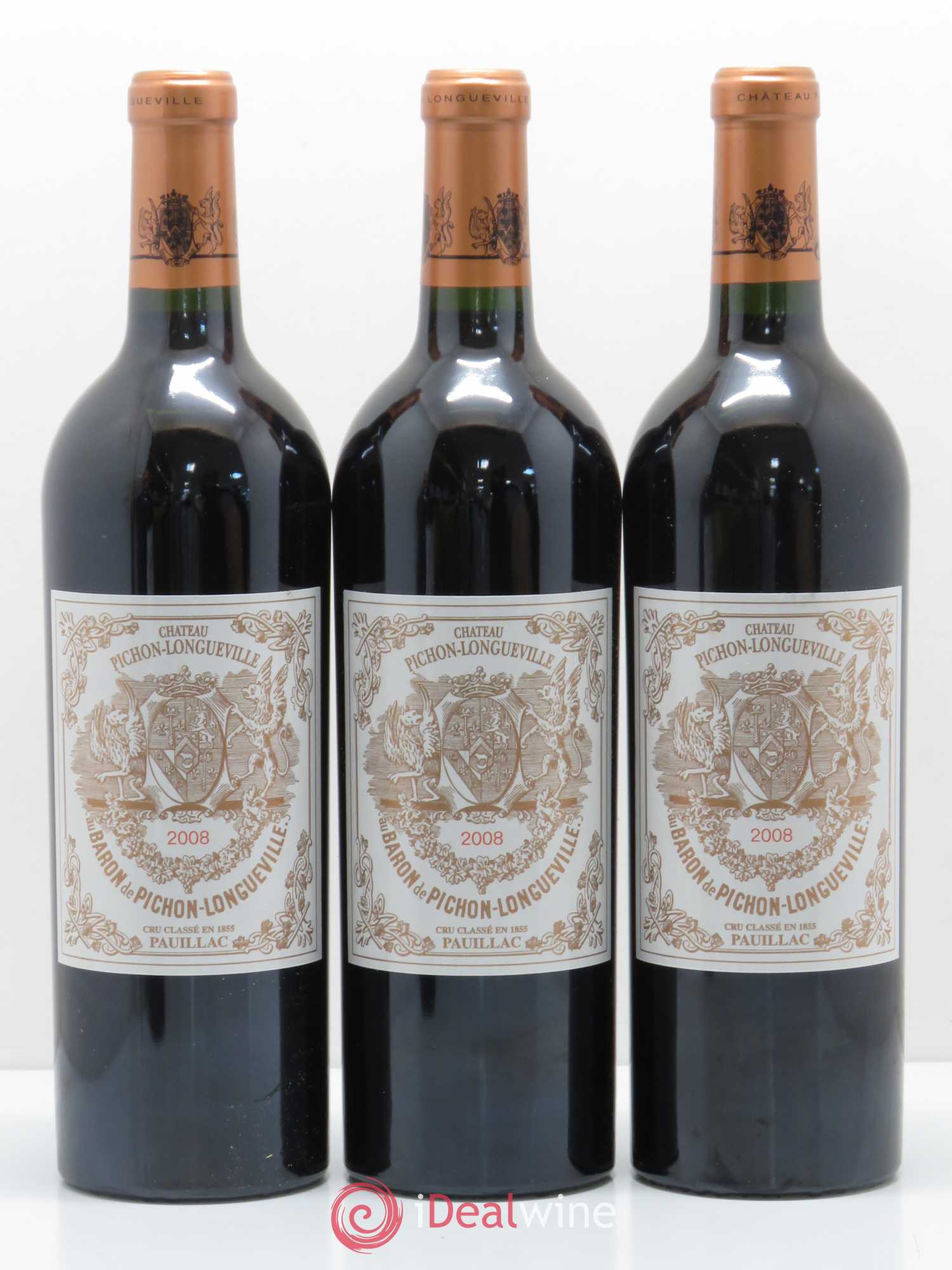 Pichon Longueville Baron 2ème Grand Cru Classé 2008 - Lotto di 12 bottiglie - 1