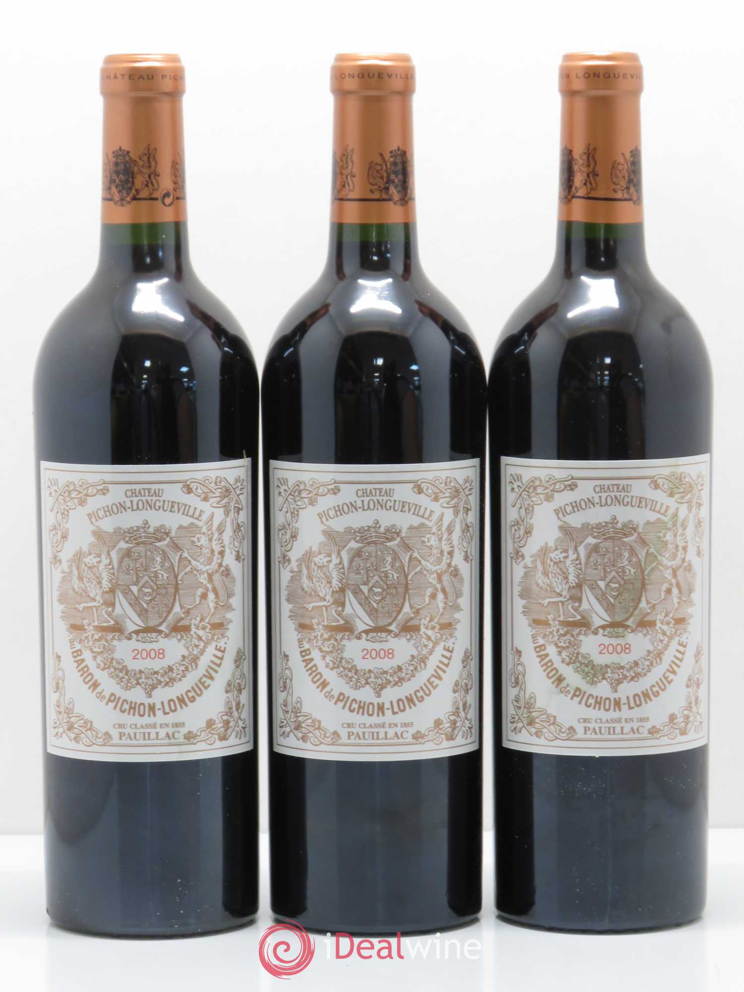 Pichon Longueville Baron 2ème Grand Cru Classé 2008 - Lotto di 12 bottiglie - 2