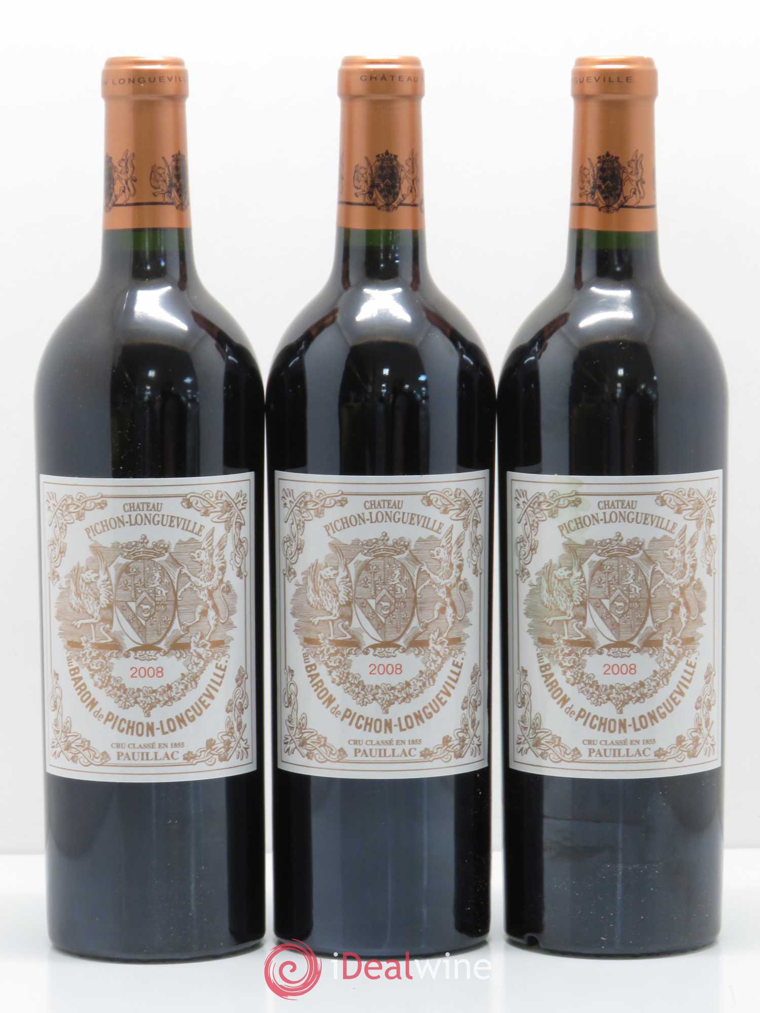 Pichon Longueville Baron 2ème Grand Cru Classé 2008 - Lotto di 12 bottiglie - 4