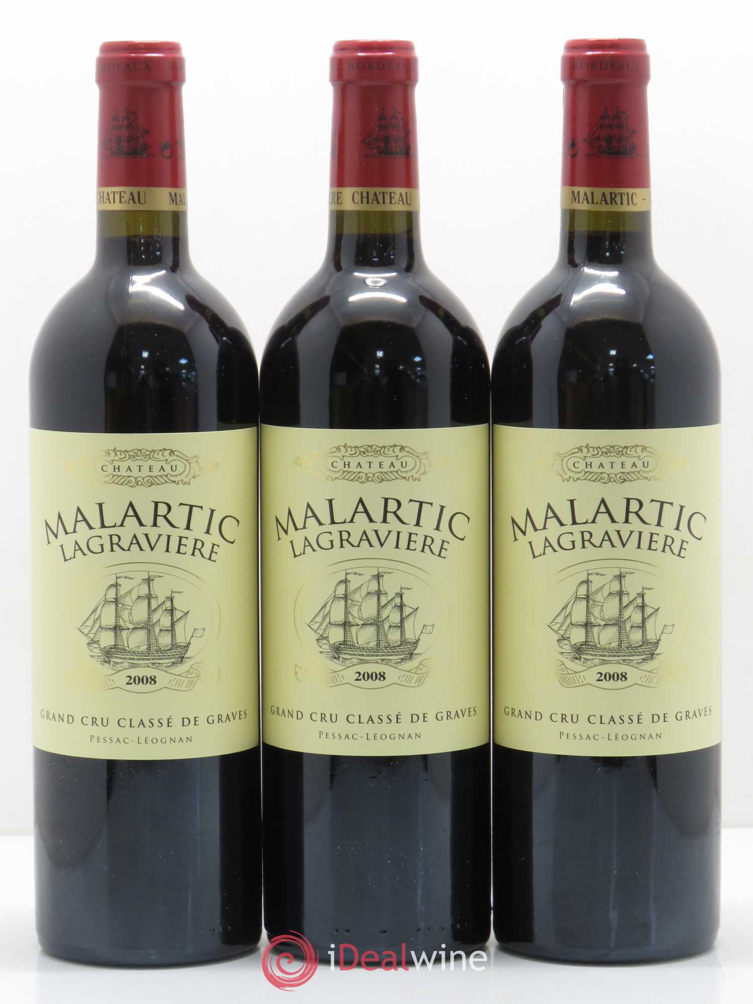 Château Malartic-Lagravière Cru Classé de Graves 2008 - Lot de 12 bouteilles - 3