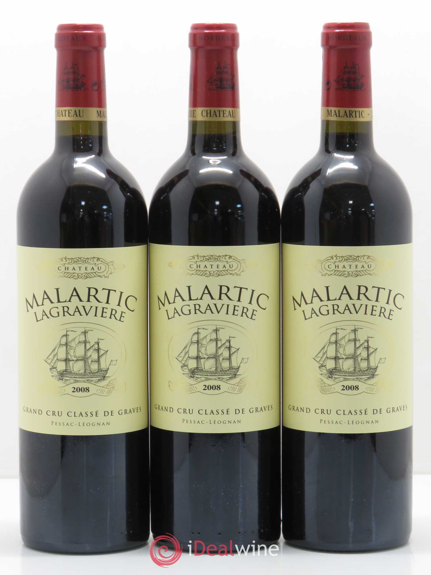 Château Malartic-Lagravière Cru Classé de Graves 2008 - Lot de 12 bouteilles - 4