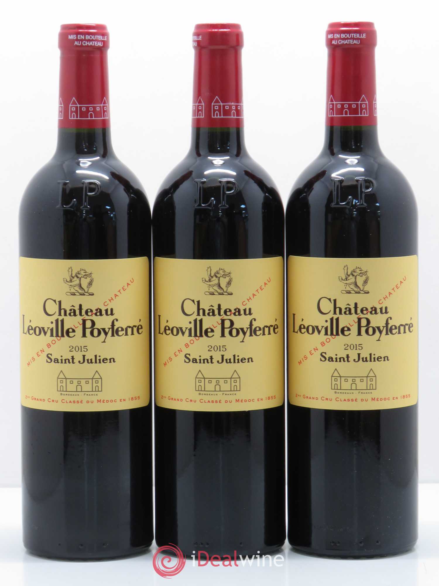 Château Léoville Poyferré 2ème Grand Cru Classé 2015 - Lot de 12 bouteilles - 1