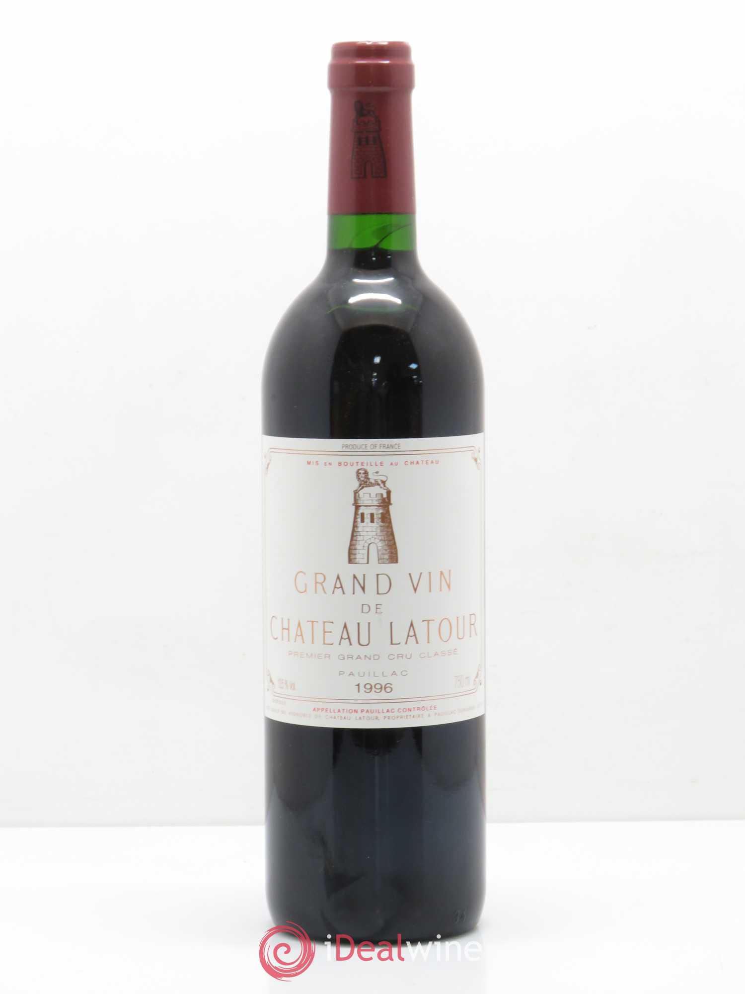 Château Latour 1er Grand Cru Classé 1996 - Lot de 1 bouteille - 0