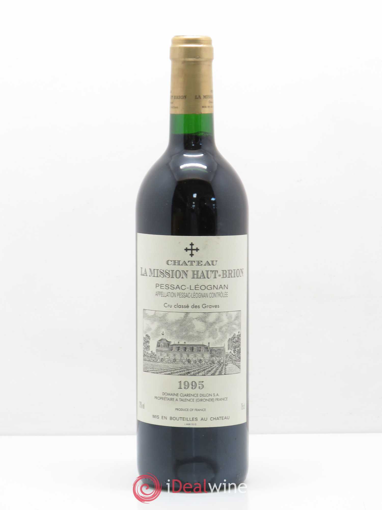 Château la Mission Haut-Brion Cru Classé de Graves 1995 - Lot de 1 bouteille - 0