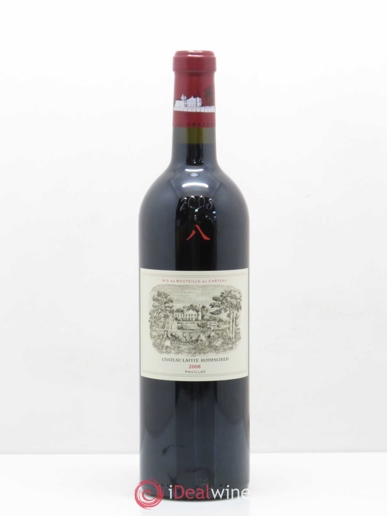 Château Lafite Rothschild 1er Grand Cru Classé 2008 - Lot de 1 bouteille - 0