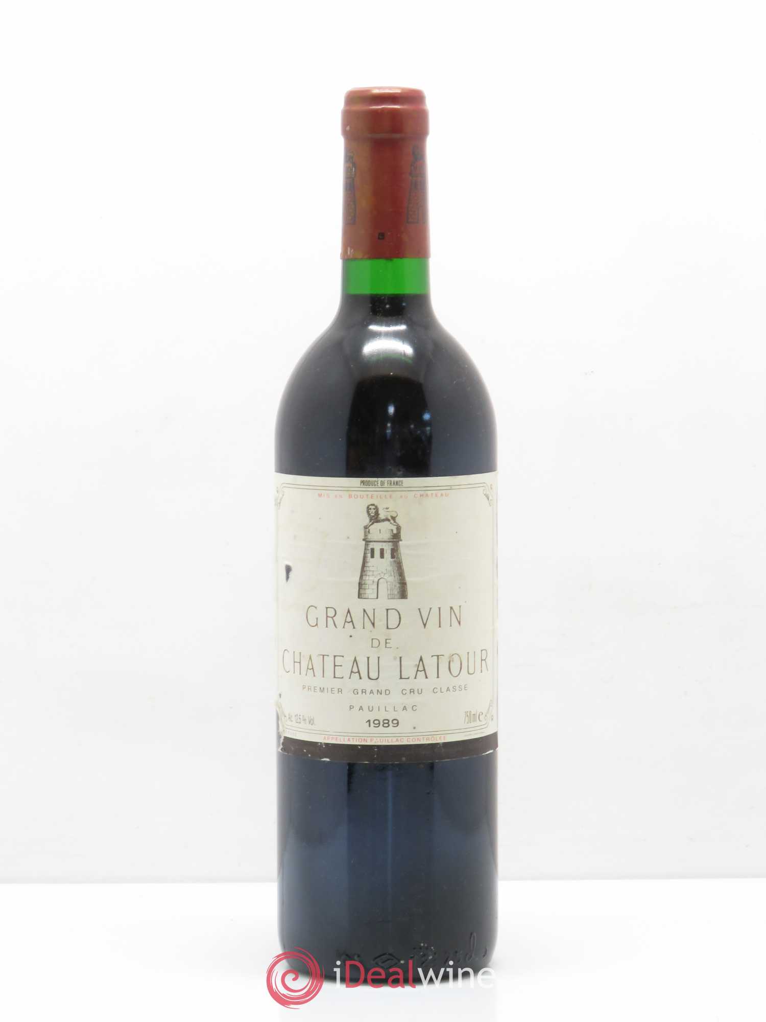 Château Latour 1er Grand Cru Classé 1989 - Lot de 1 bouteille - 0