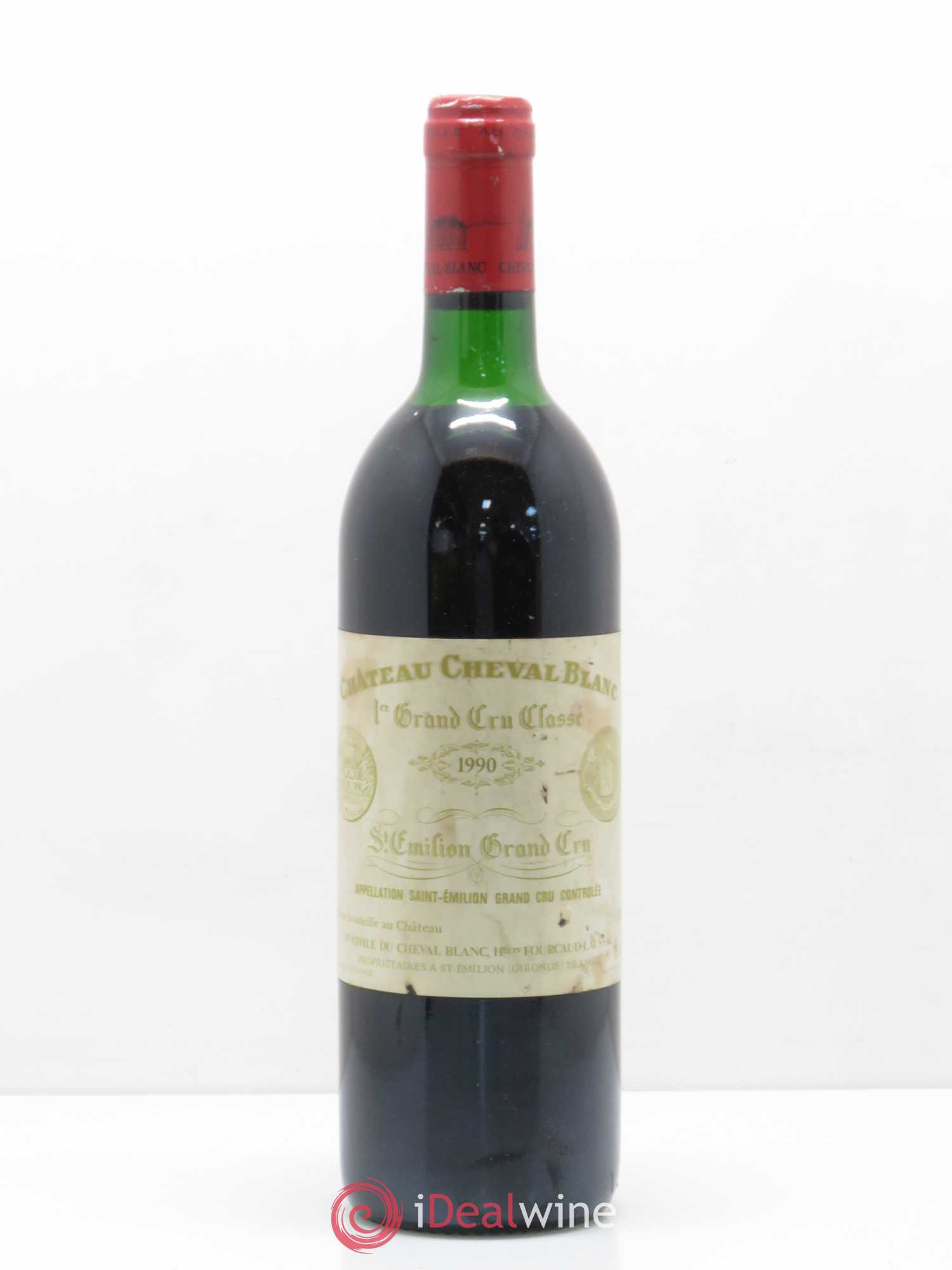 Château Cheval Blanc 1er Grand Cru Classé A 1990 - Lot de 1 bouteille - 0