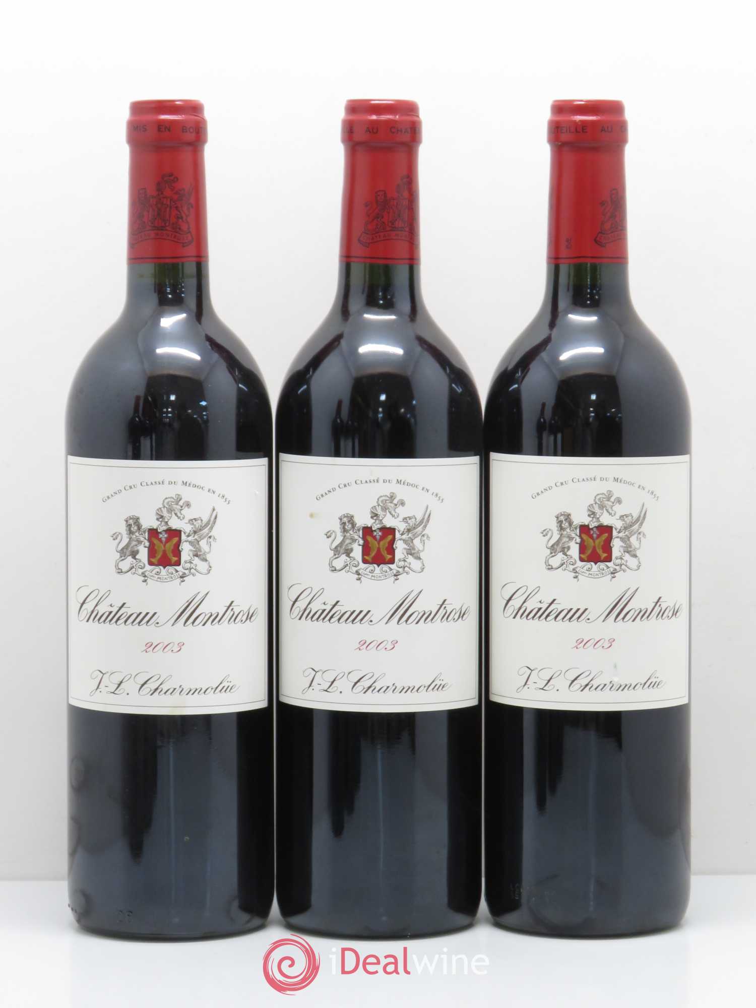 Château Montrose 2ème Grand Cru Classé 2003 - Lot de 6 bouteilles - 1