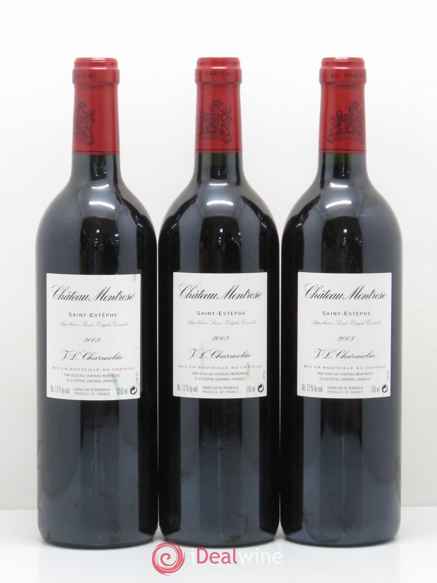 Château Montrose 2ème Grand Cru Classé 2003 - Lot de 6 bouteilles - 2