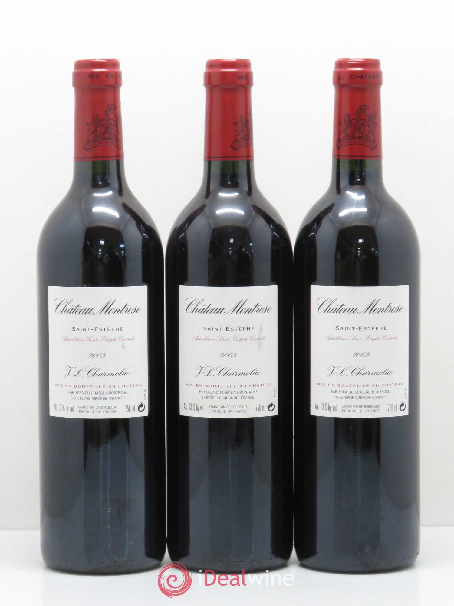Château Montrose 2ème Grand Cru Classé 2003 - Lot de 6 bouteilles - 4