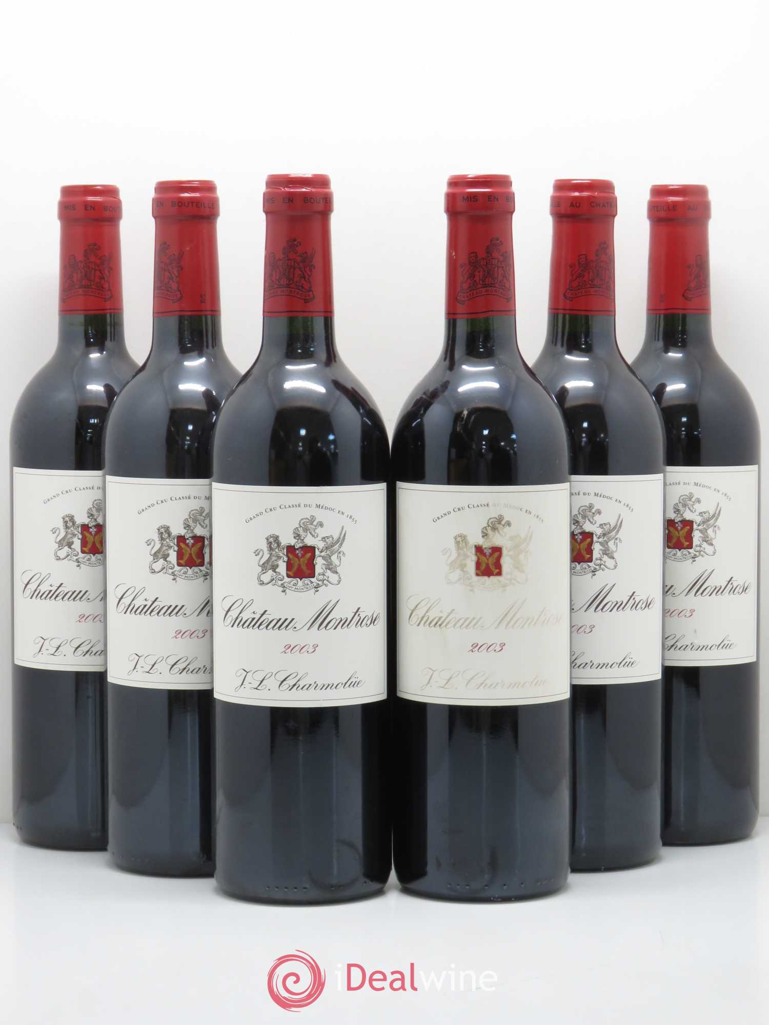 Château Montrose 2ème Grand Cru Classé 2003 - Lot de 6 bouteilles - 0