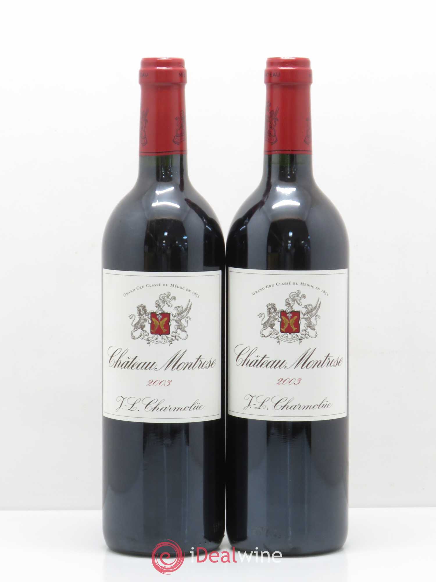 Château Montrose 2ème Grand Cru Classé 2003 - Lot de 2 bouteilles - 0