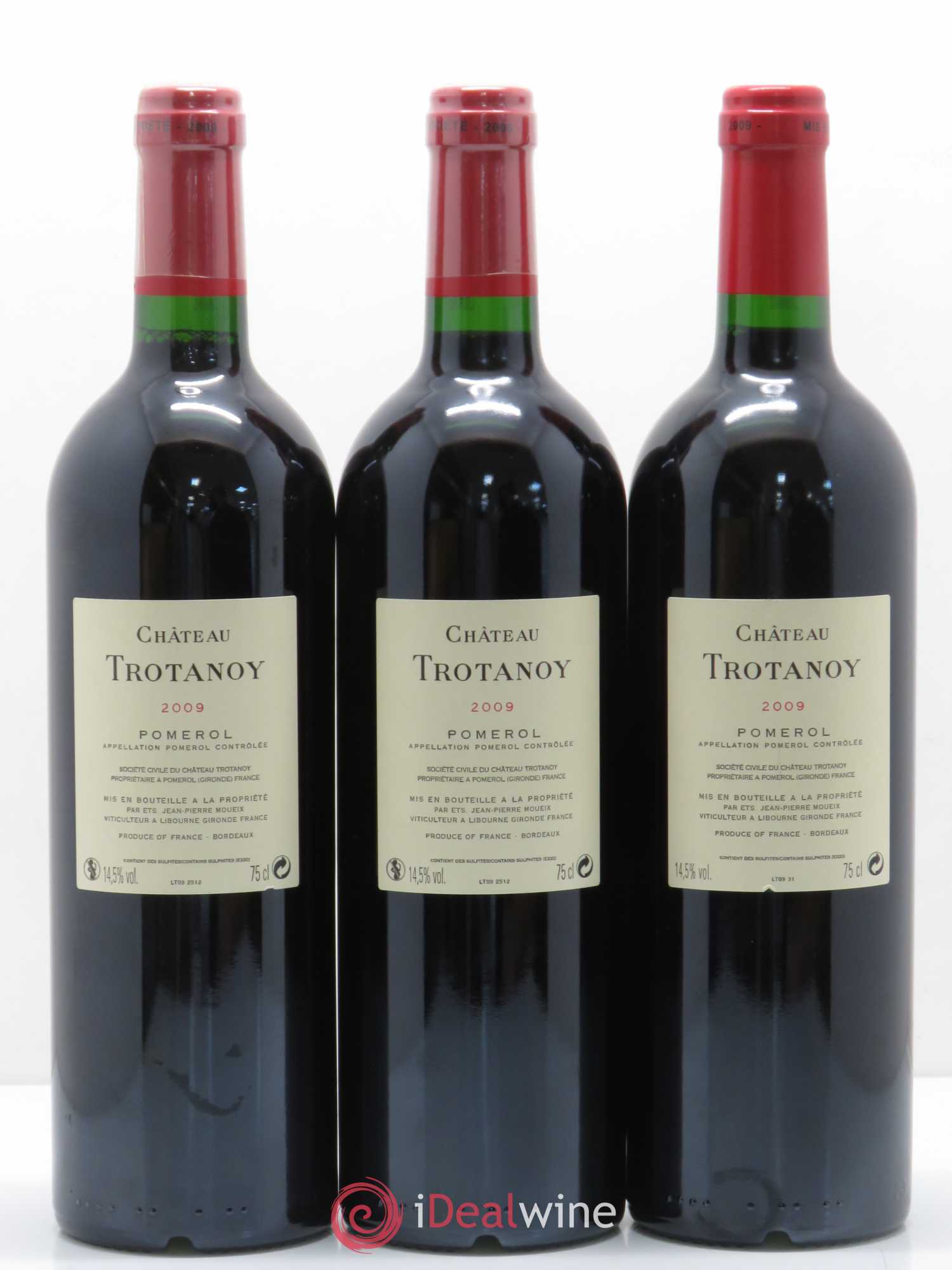Château Trotanoy 2009 - Lot de 3 bouteilles - 1
