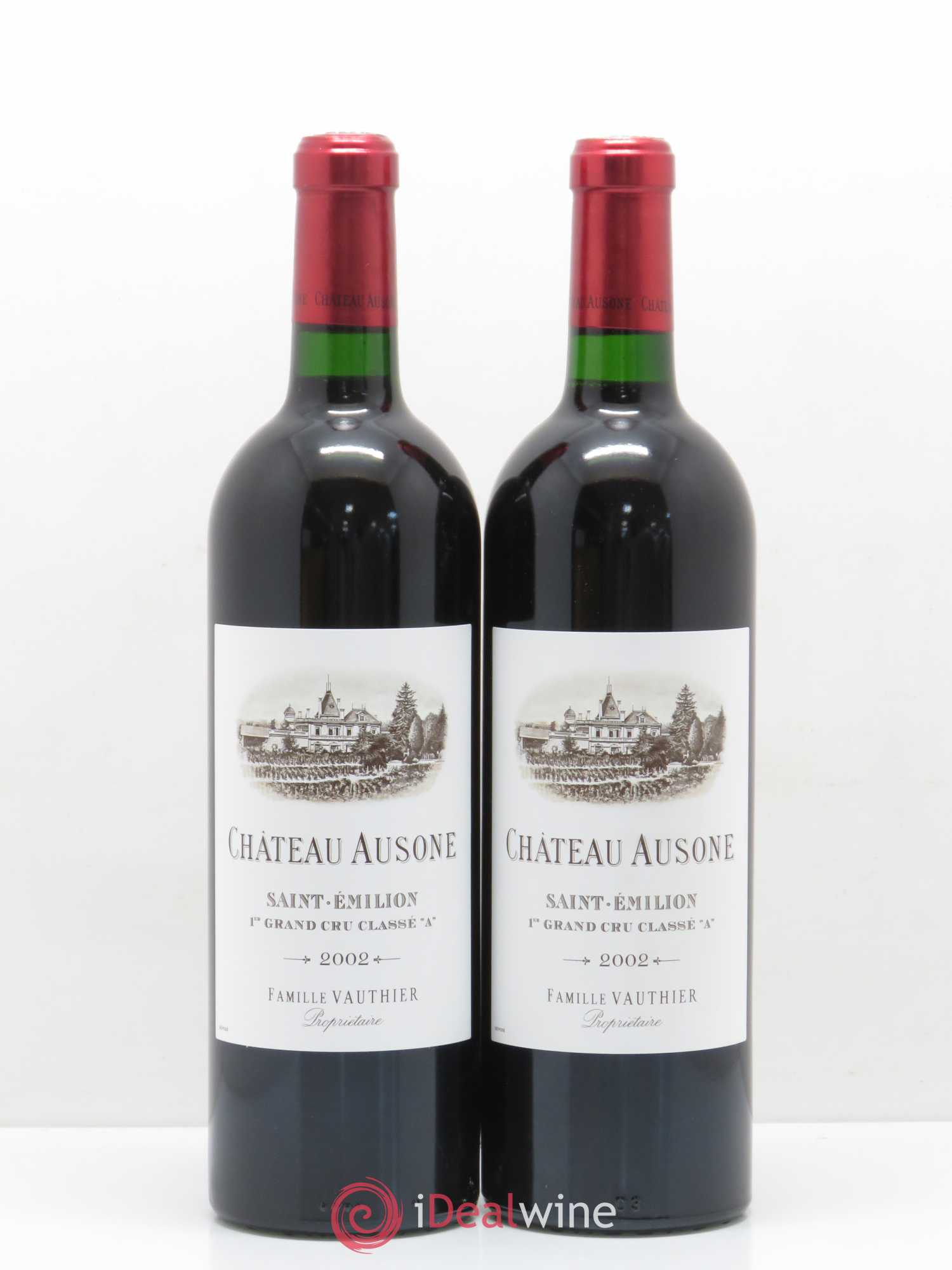 Château Ausone 1er Grand Cru Classé A 2002 - Lot de 2 bouteilles - 0