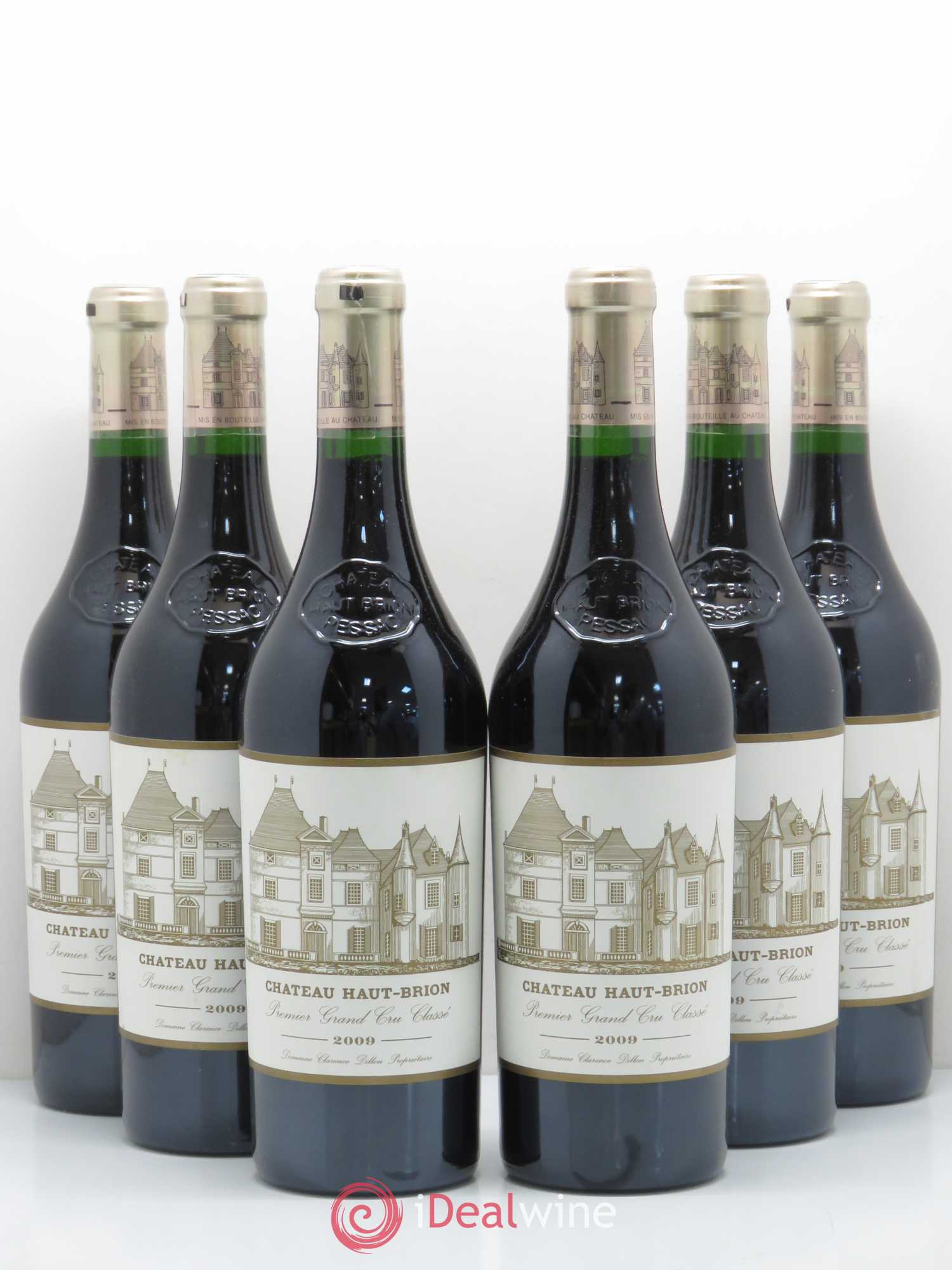 Château Haut Brion 1er Grand Cru Classé 2009 - Lot de 6 bouteilles - 0