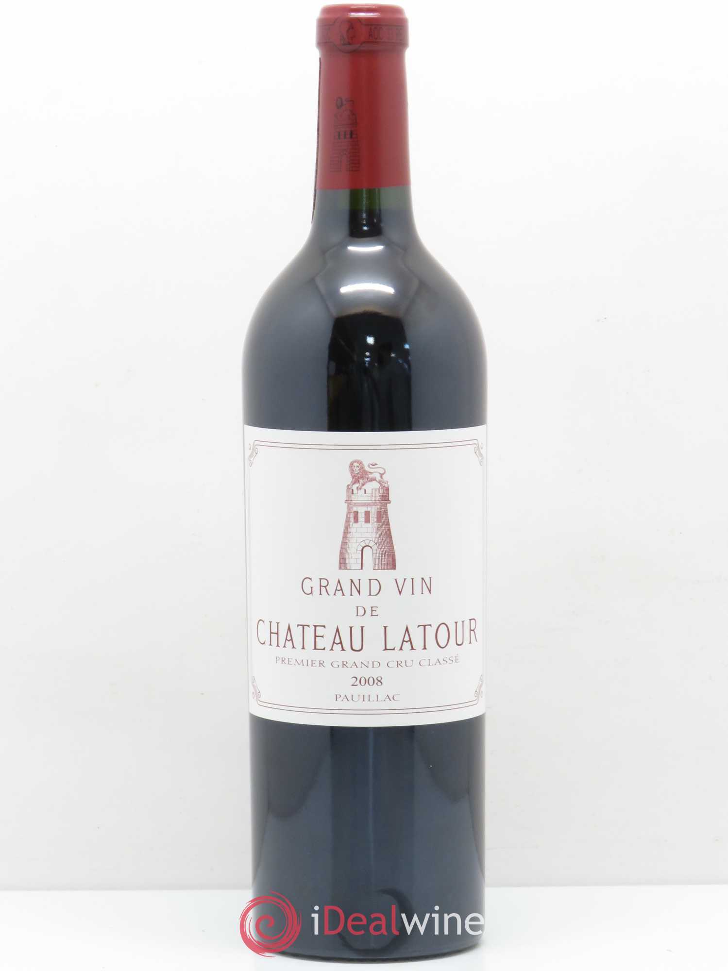 Château Latour 1er Grand Cru Classé 2008 - Lot de 1 bouteille - 0