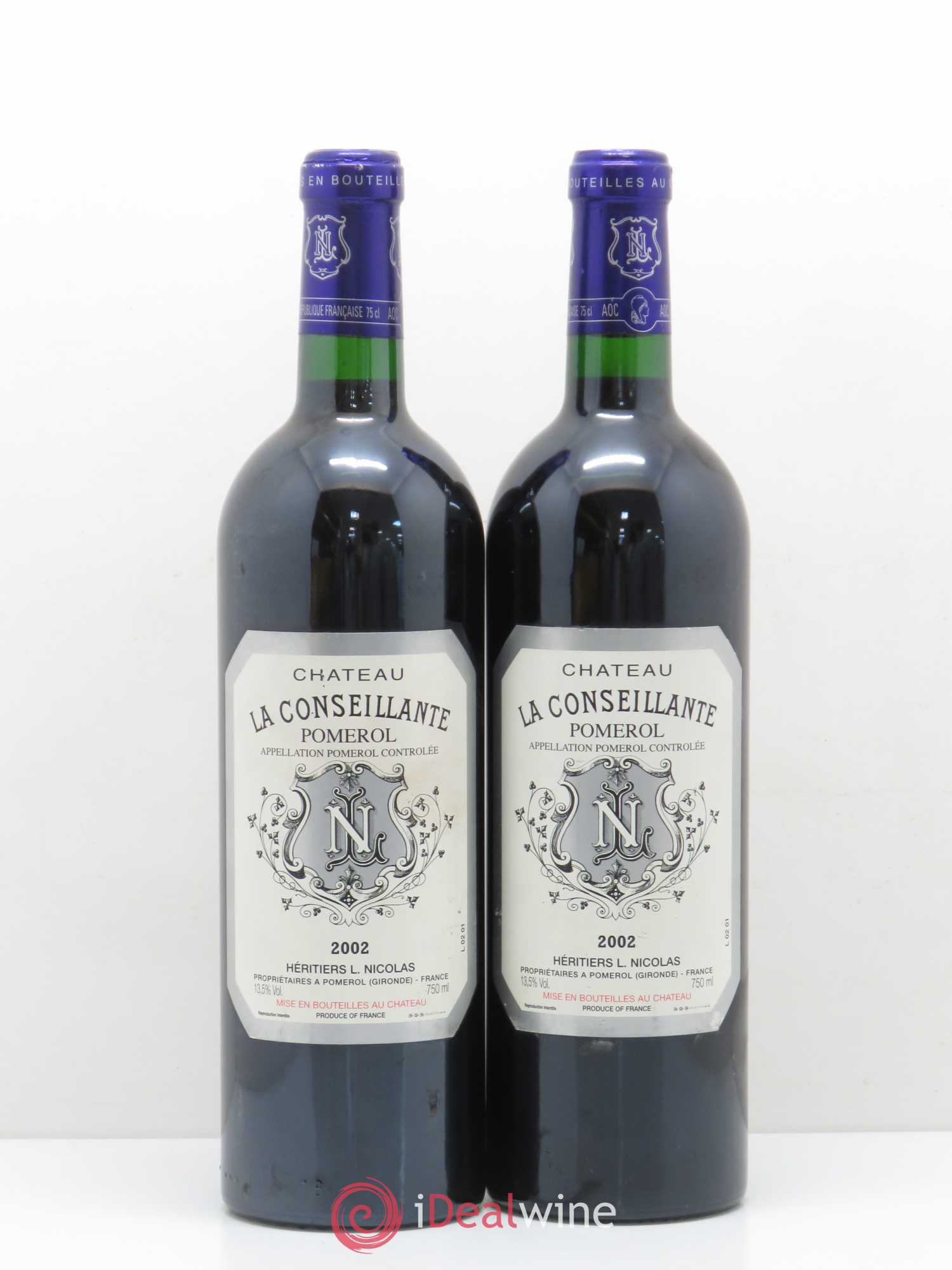 Château la Conseillante 2002 - Lot de 2 bouteilles - 0