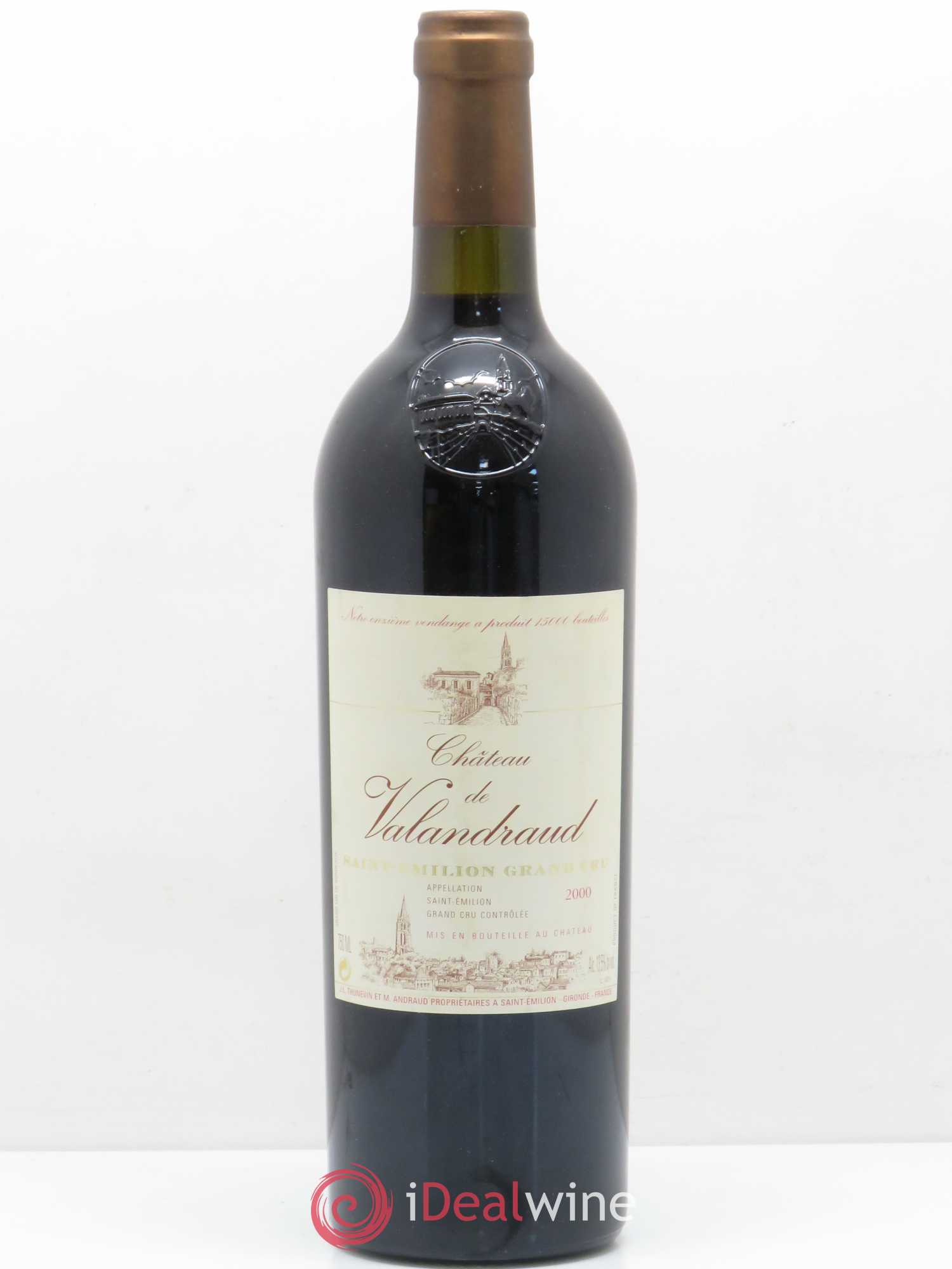 Château de Valandraud 2000 - Lot de 1 bouteille - 0