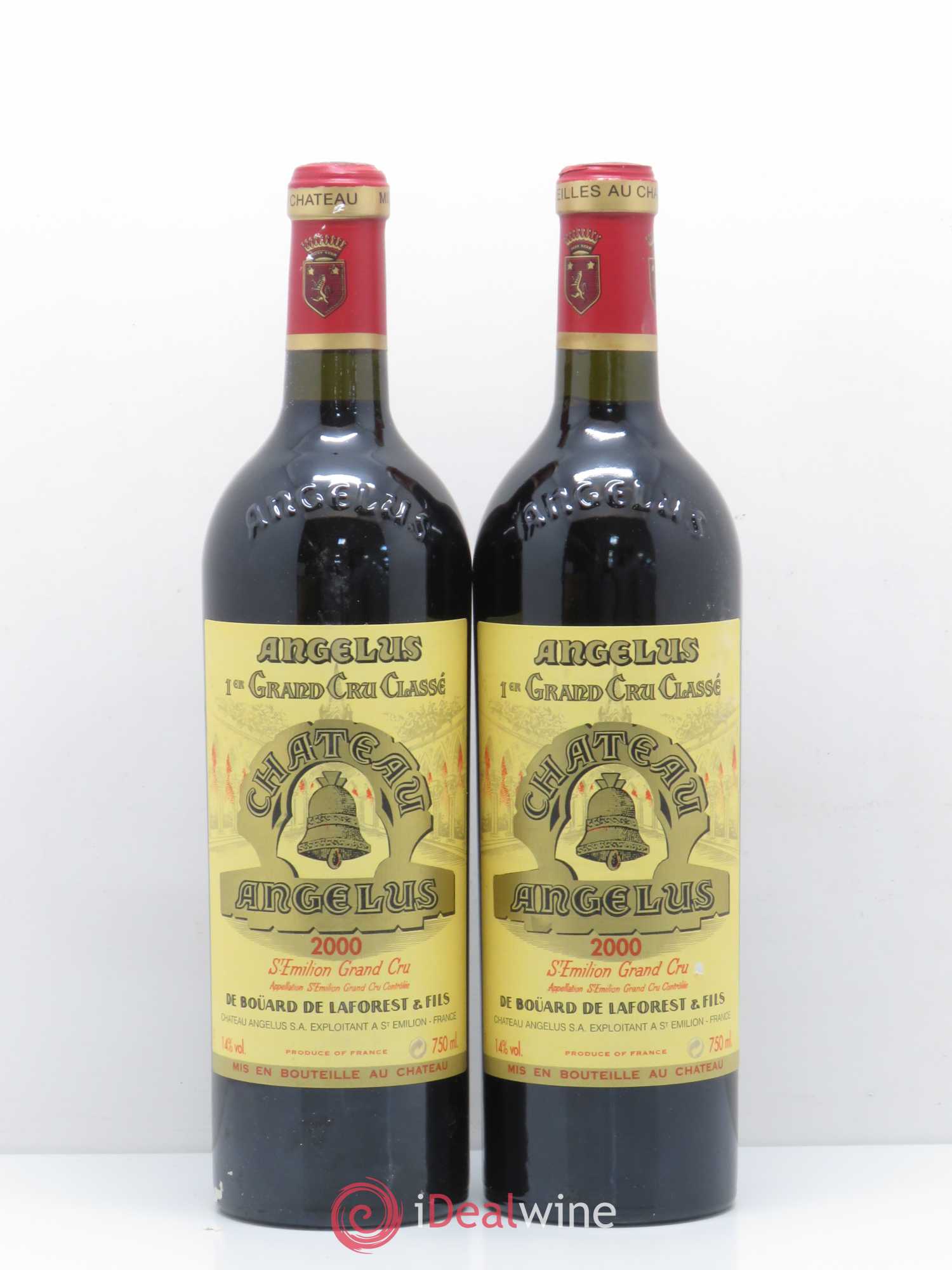 Château Angélus 1er Grand Cru Classé A 2000 - Lot de 5 bouteilles - 2