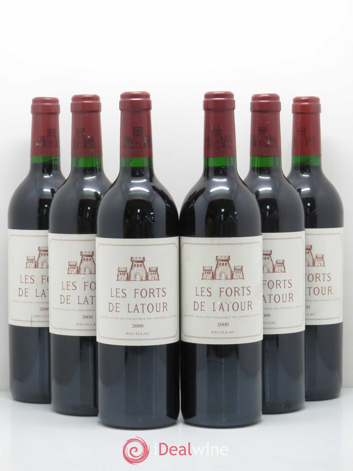 Les Forts de Latour Second Vin 2000 - Lot de 6 bouteilles - 0