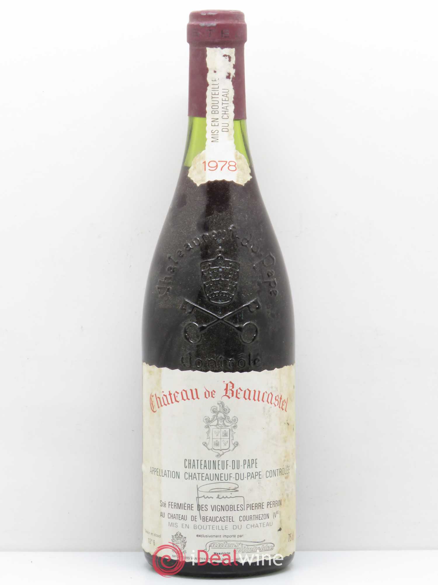 Châteauneuf-du-Pape Château de Beaucastel Famille Perrin 1978 - Lot de 1 bouteille - 0