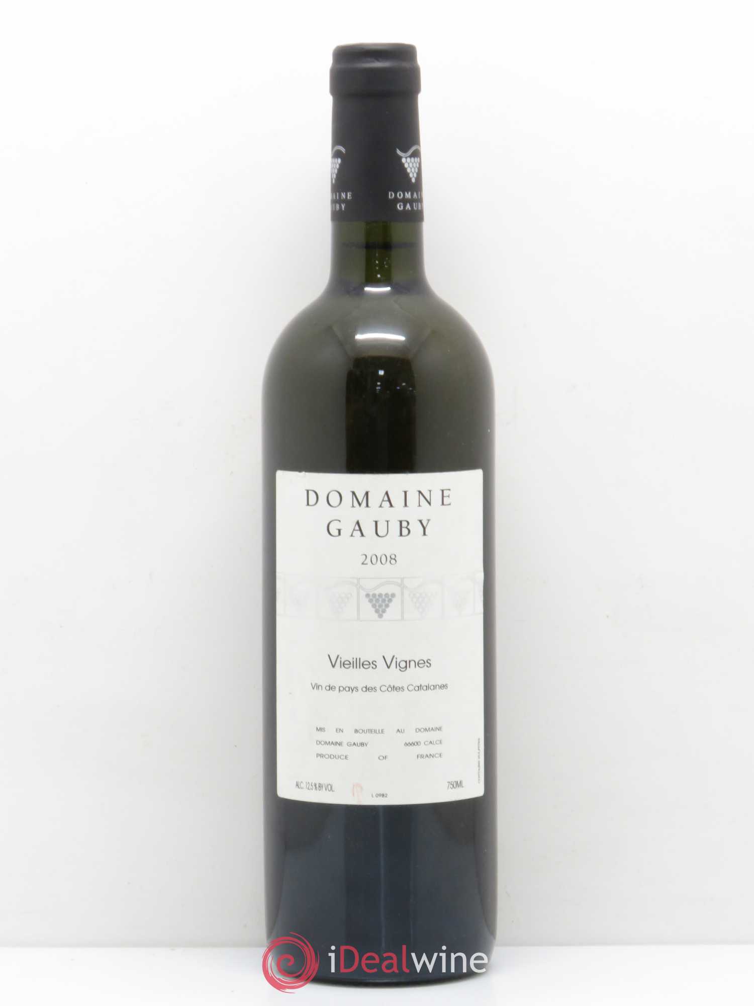 Côtes Catalanes Vieilles vignes Gauby (Domaine) 2008 - Lot de 1 bouteille - 0