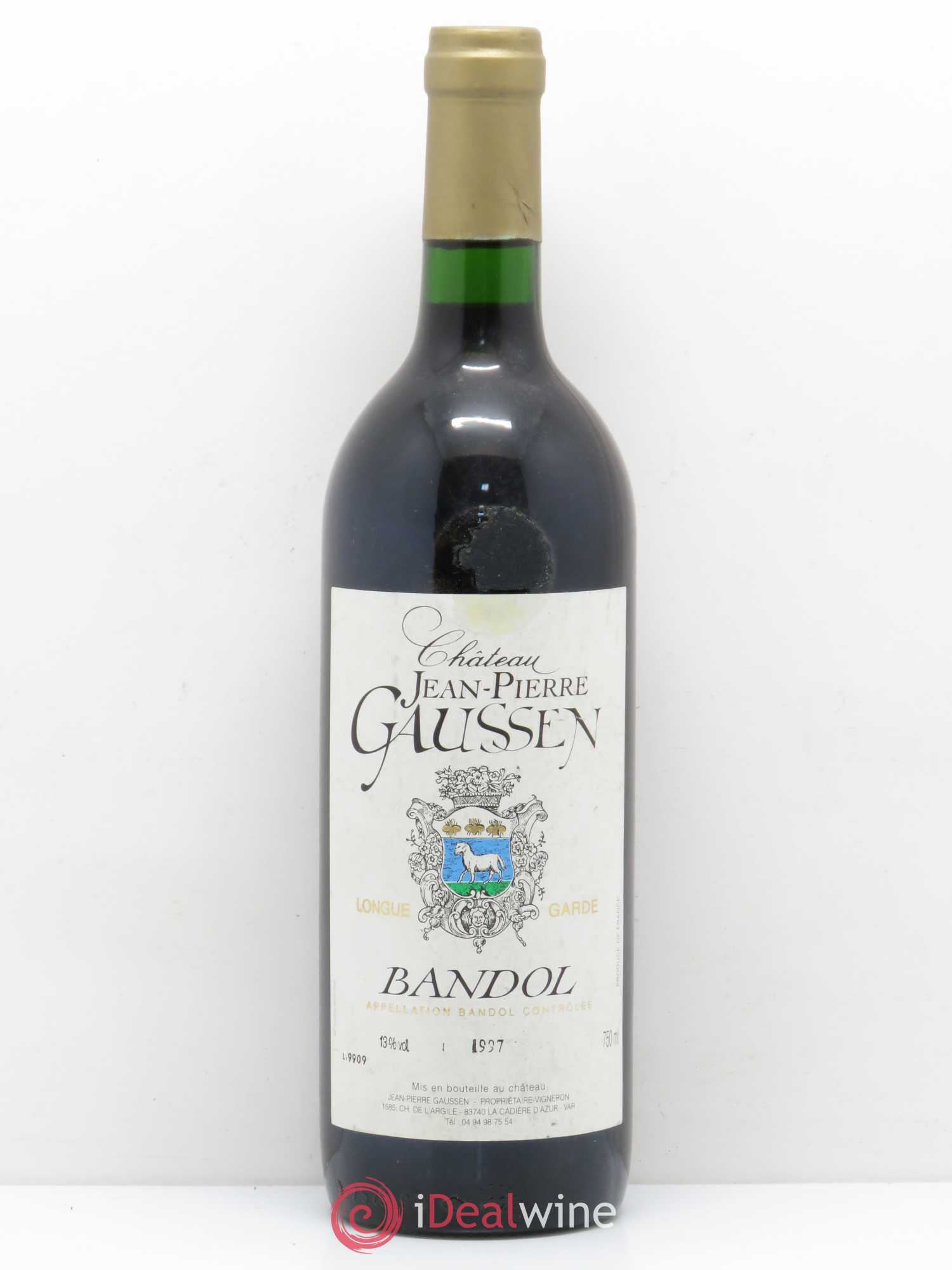 Bandol Domaine Gaussen 1997 - Posten von 1 Flasche - 0